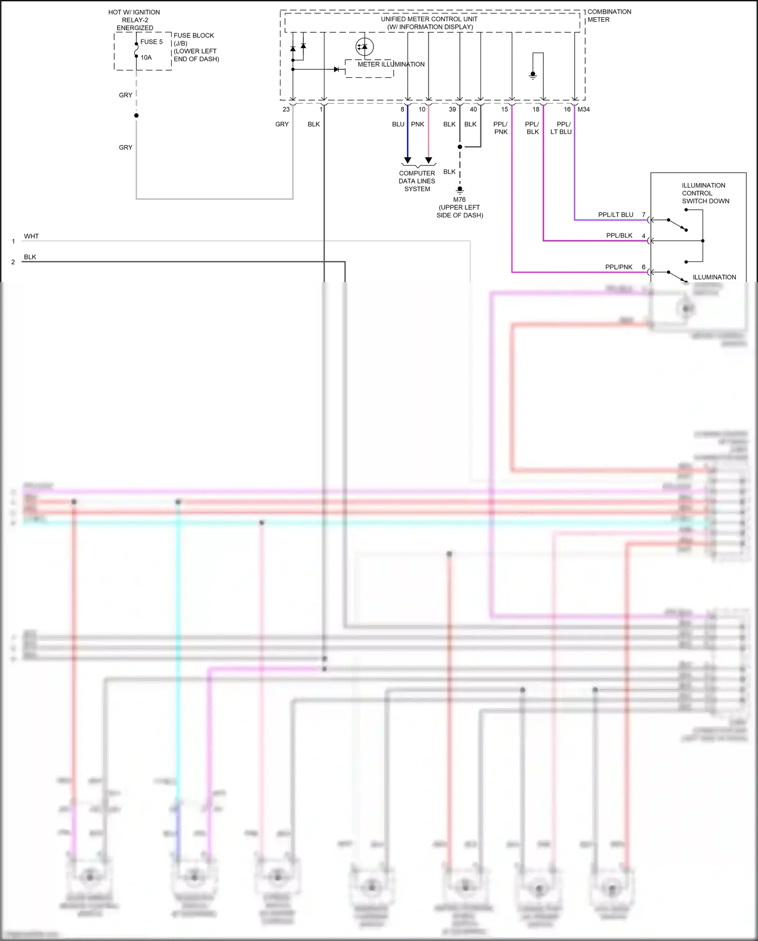 Wiring diagram ppl/lt blu for Nissan Leaf II (2017-2024) (15 of 19)
