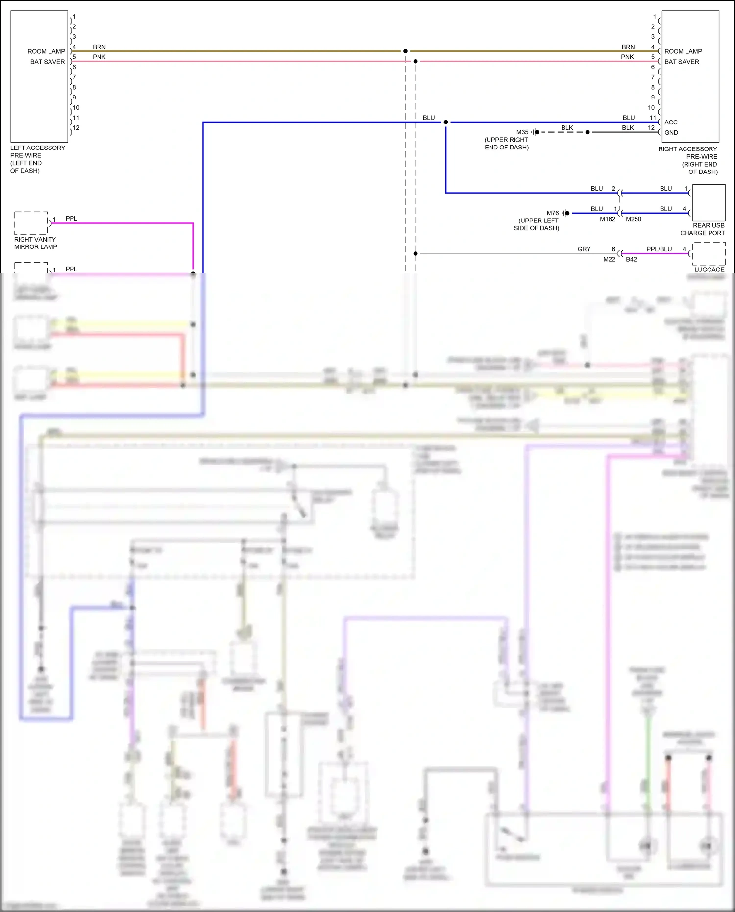 Wiring diagram ppl/lt blu for Nissan Leaf II (2017-2024) (7 of 19)