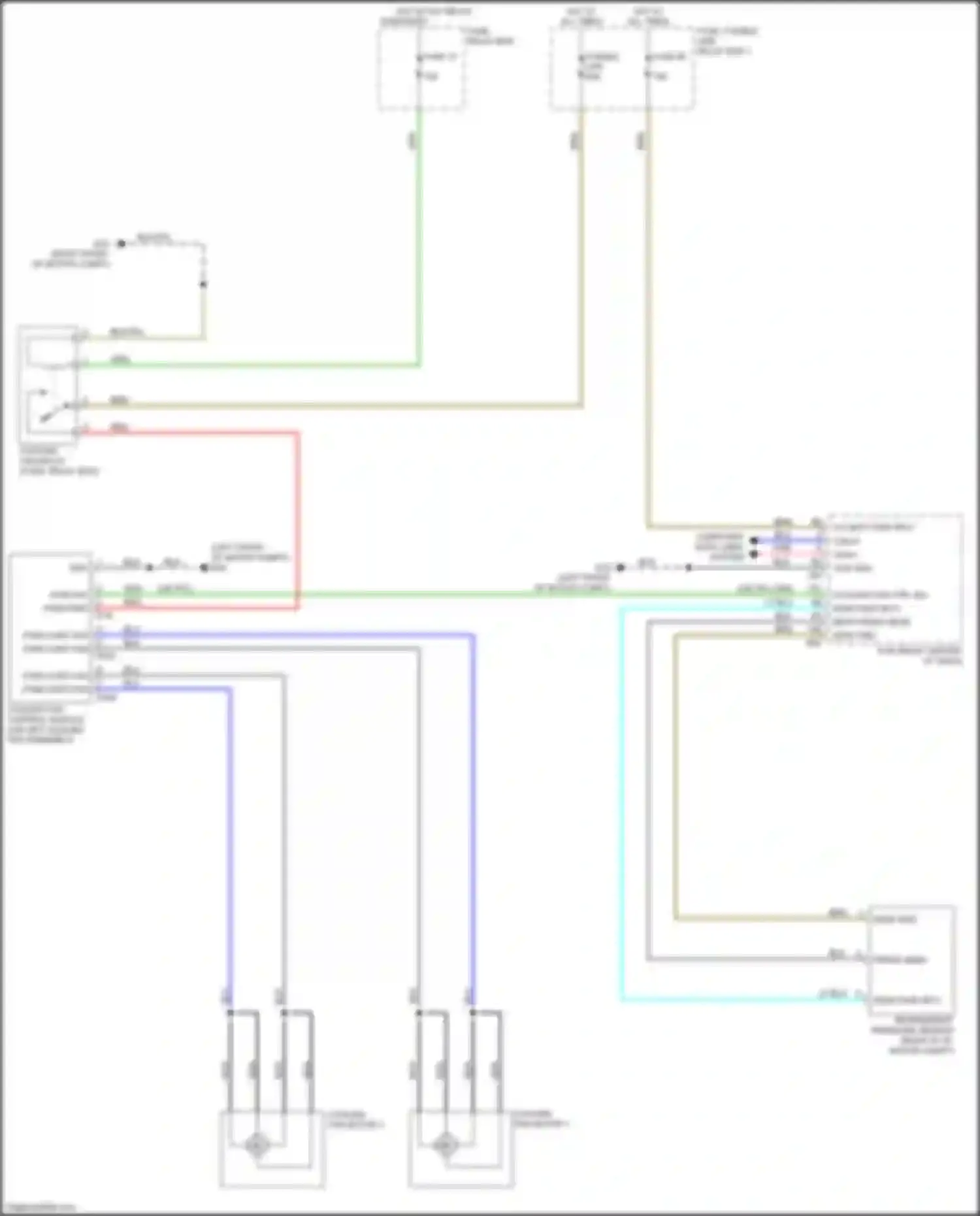 Wiring diagram pwm cont fan for Nissan Leaf II (2017-2024) (2 of 2)