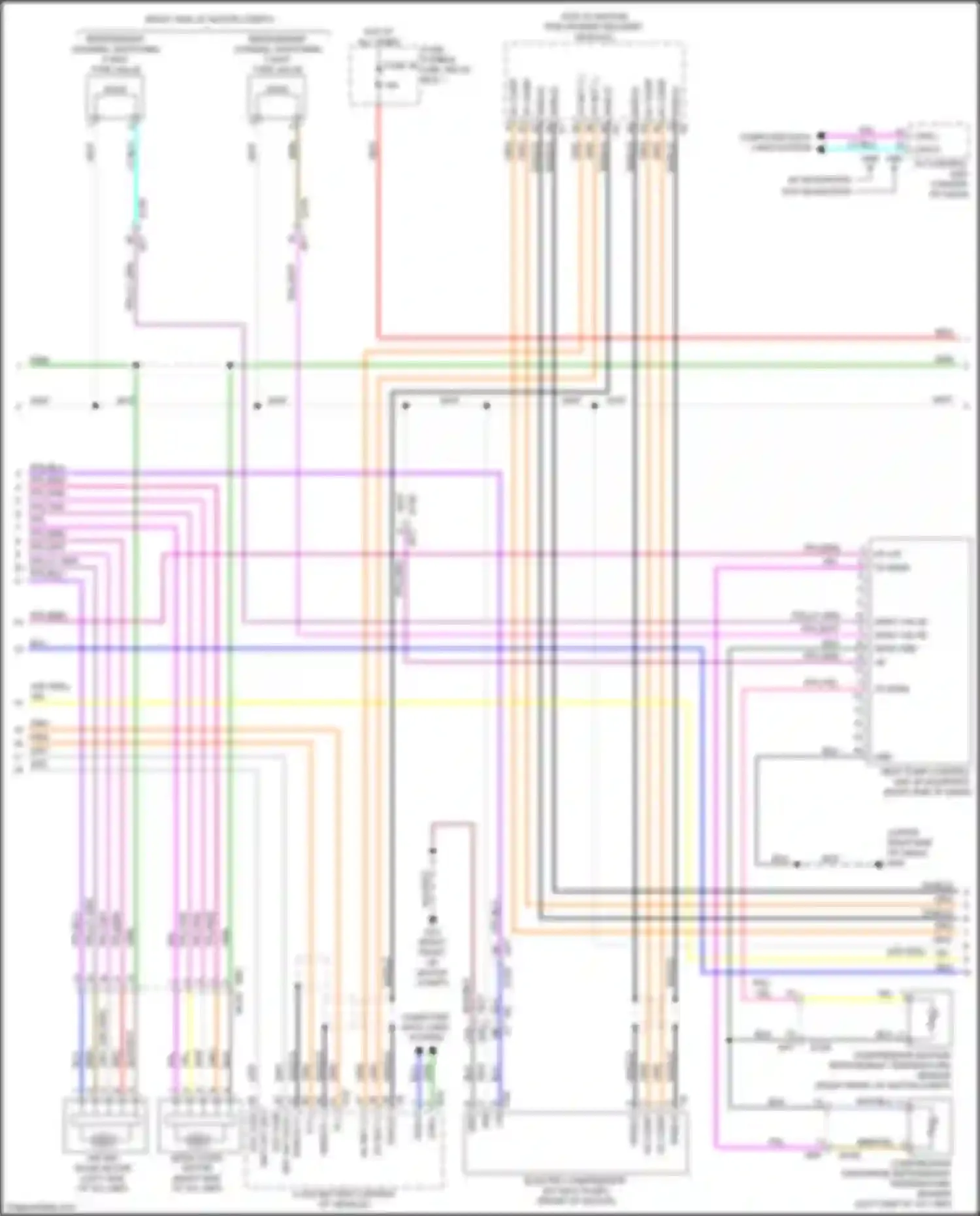 Wiring diagram refrigerant channel switching 2 way type valve for Nissan Leaf II (2017-2024) (1 of 1)