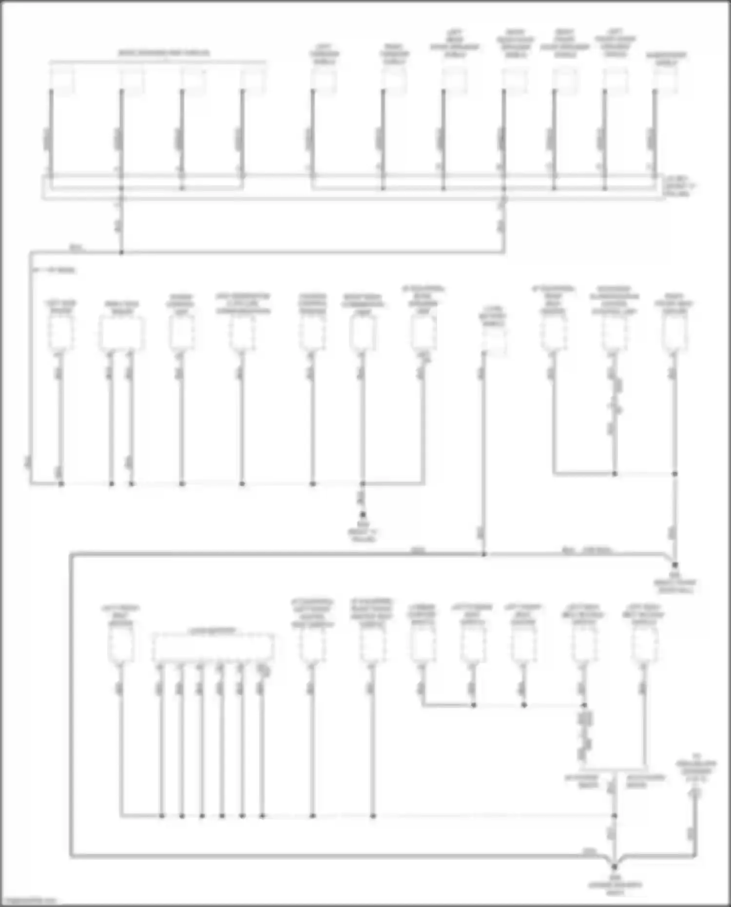 Wiring diagram right rear door speaker shield for Nissan Leaf II (2017-2024) (1 of 1)