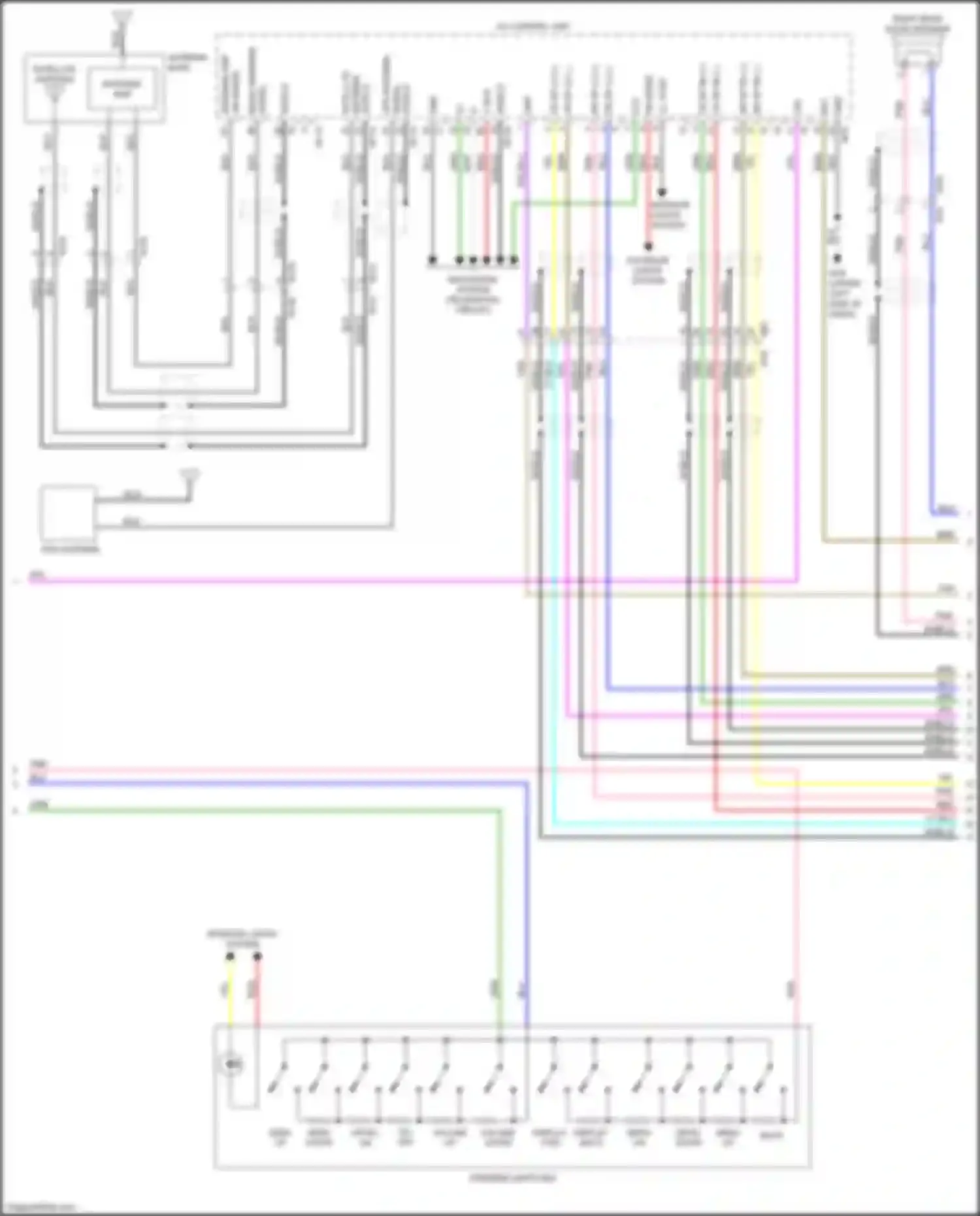 Wiring diagram seek up for Nissan Leaf II (2017-2024) (2 of 7)