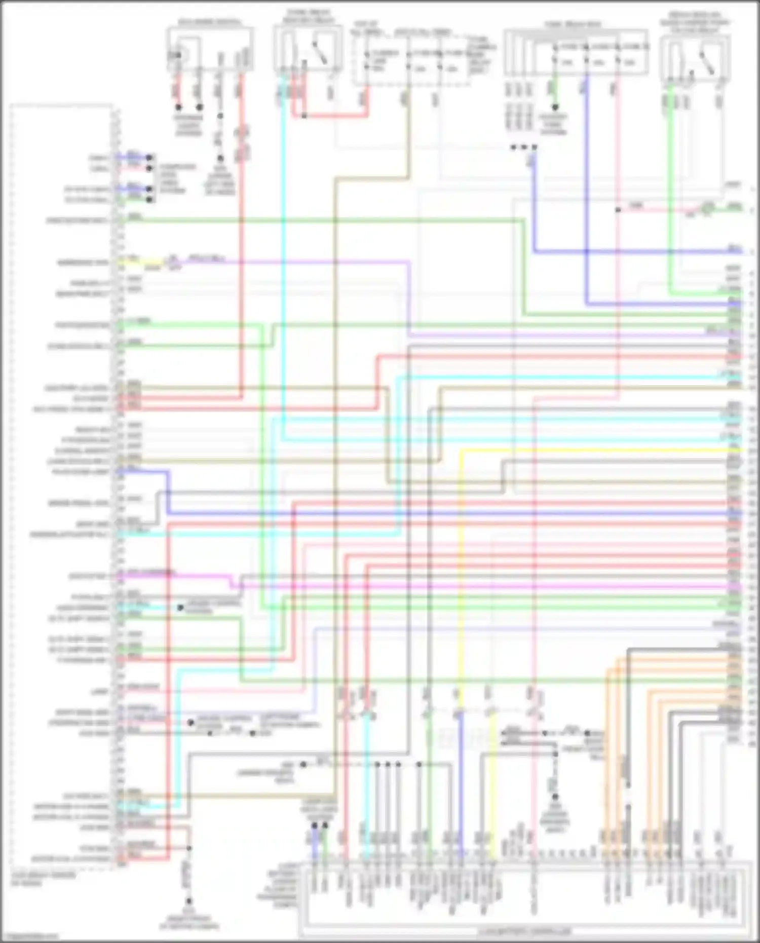 Wiring diagram vcm gnd for Nissan Leaf II (2017-2024) (3 of 4)