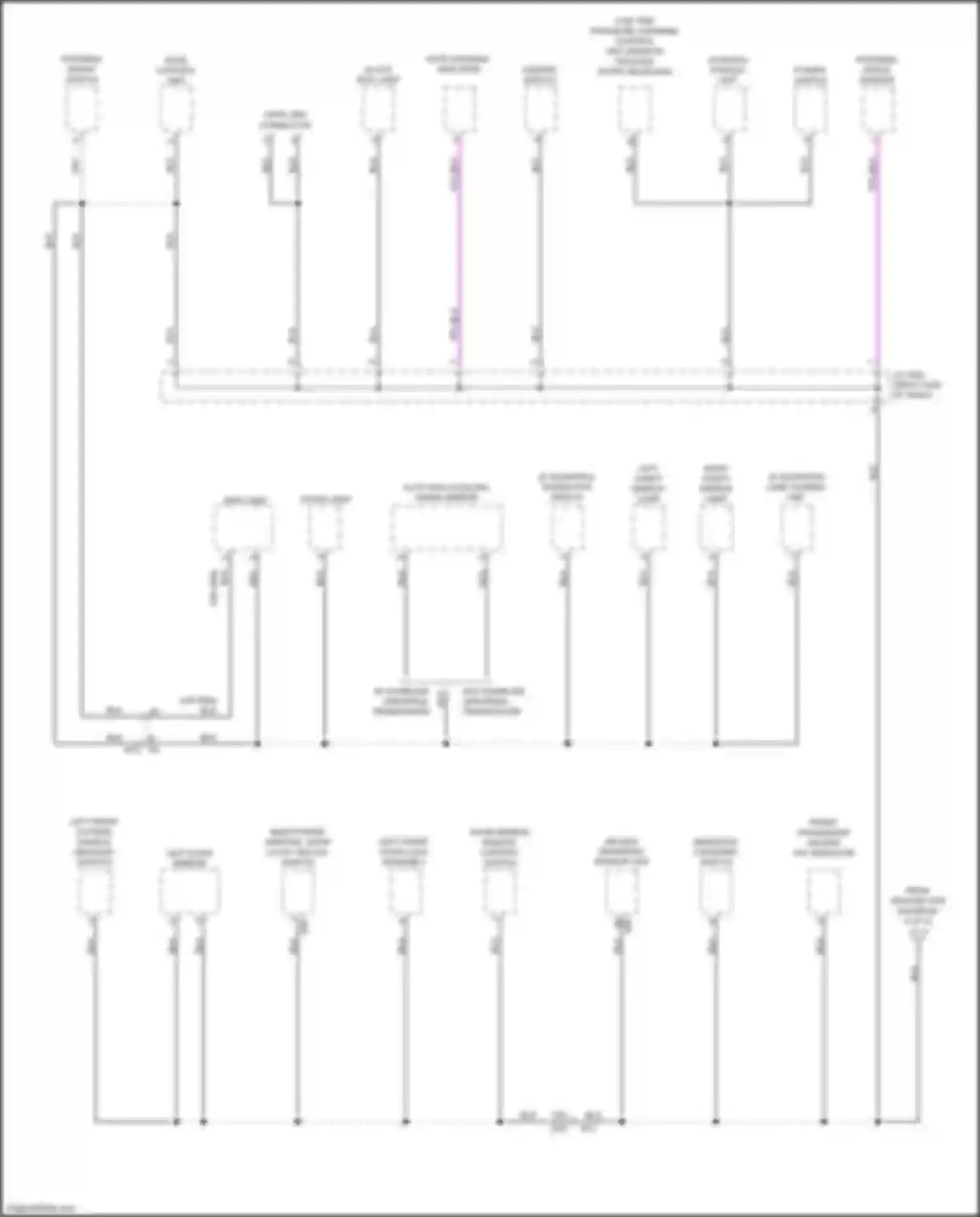 Wiring diagram w/ homelink universal transceiver for Nissan Leaf II (2017-2024) (1 of 2)