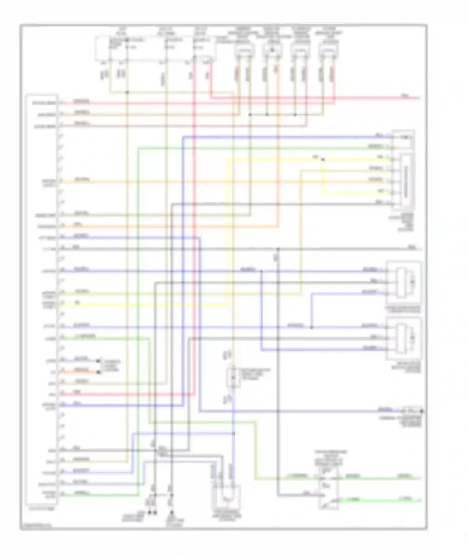 Maxima Nissan A32 (1994-2000): A/c circuit, auto a/c (1 of 2)
