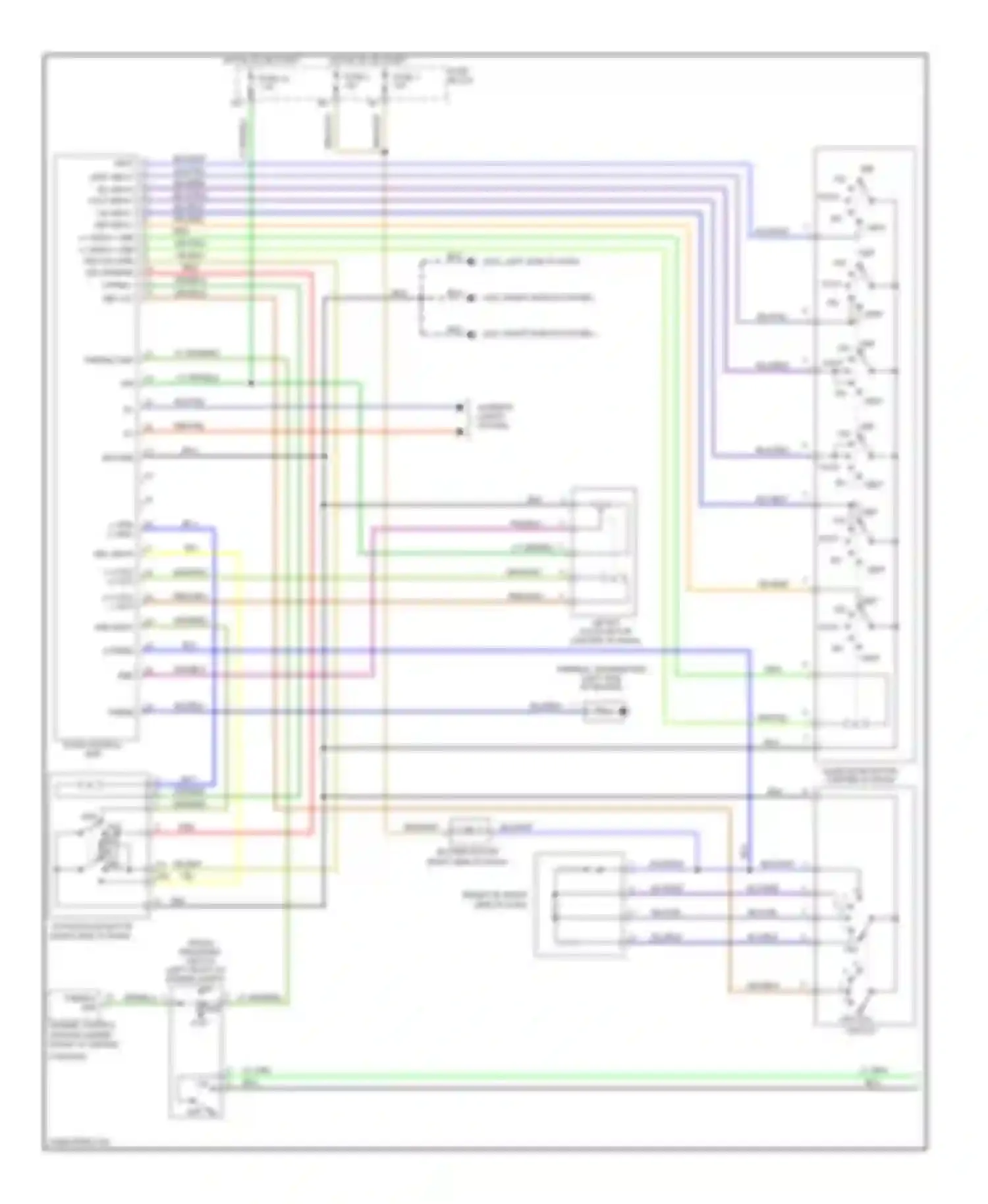 Maxima Nissan A32 (1994-2000): A/c circuit, manual a/c (1 of 2)