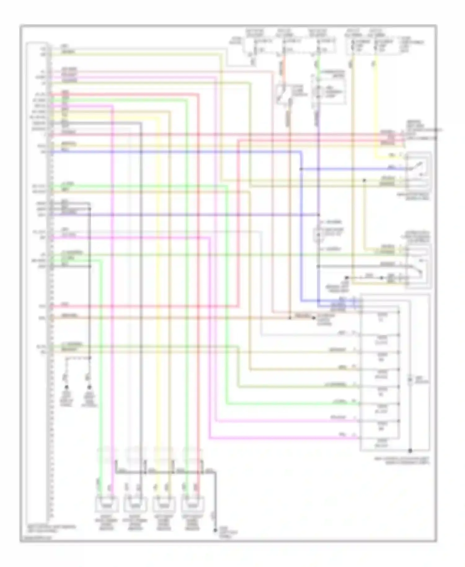 Maxima Nissan A32 (1994-2000): Anti-lock brake circuits