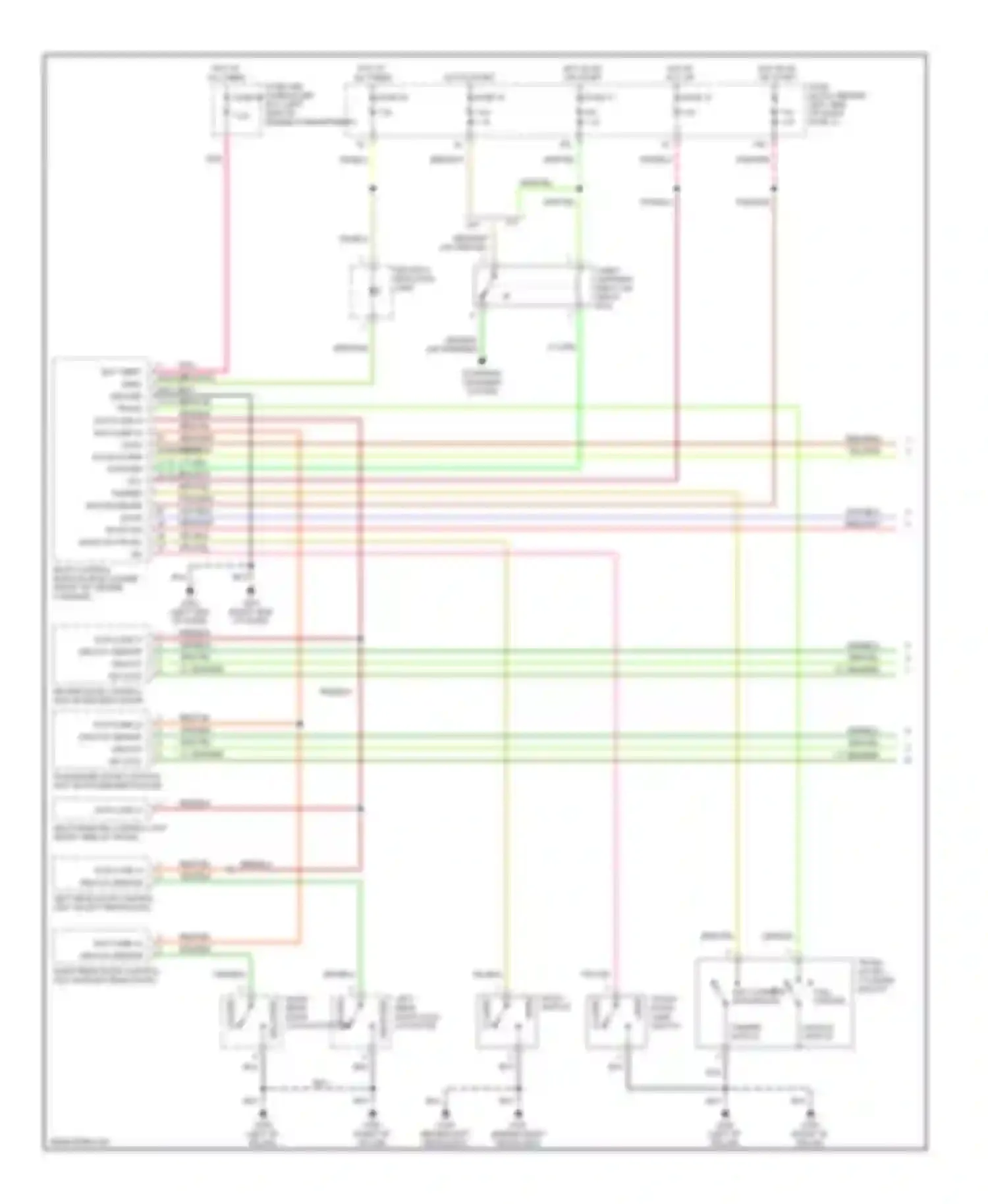 Maxima Nissan A32 (1994-2000): Anti-theft circuit (1 of 2)