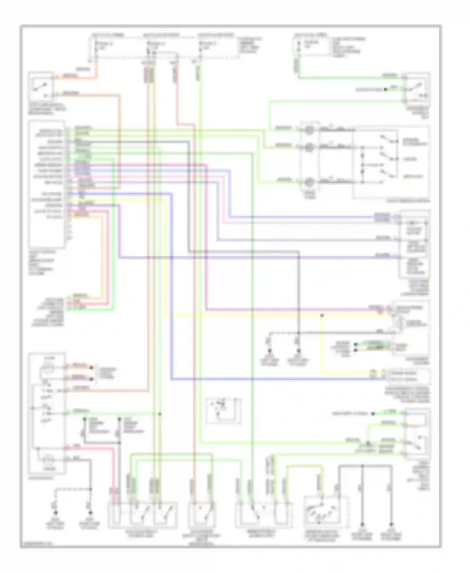 Maxima Nissan A32 (1994-2000): Cruise control circuit, a/t