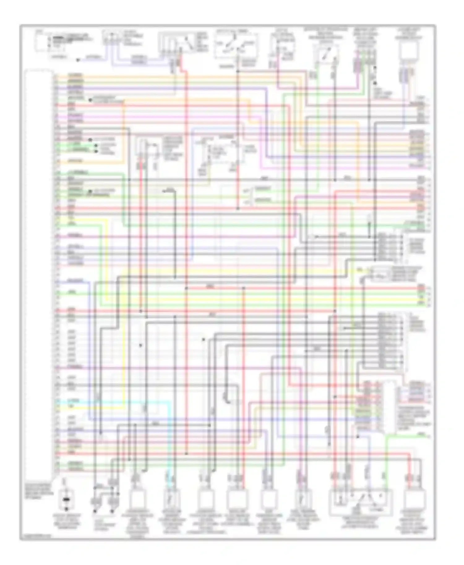 Maxima Nissan A32 (1994-2000): Wiring diagram engine performance 3.0ls (1 of 2)