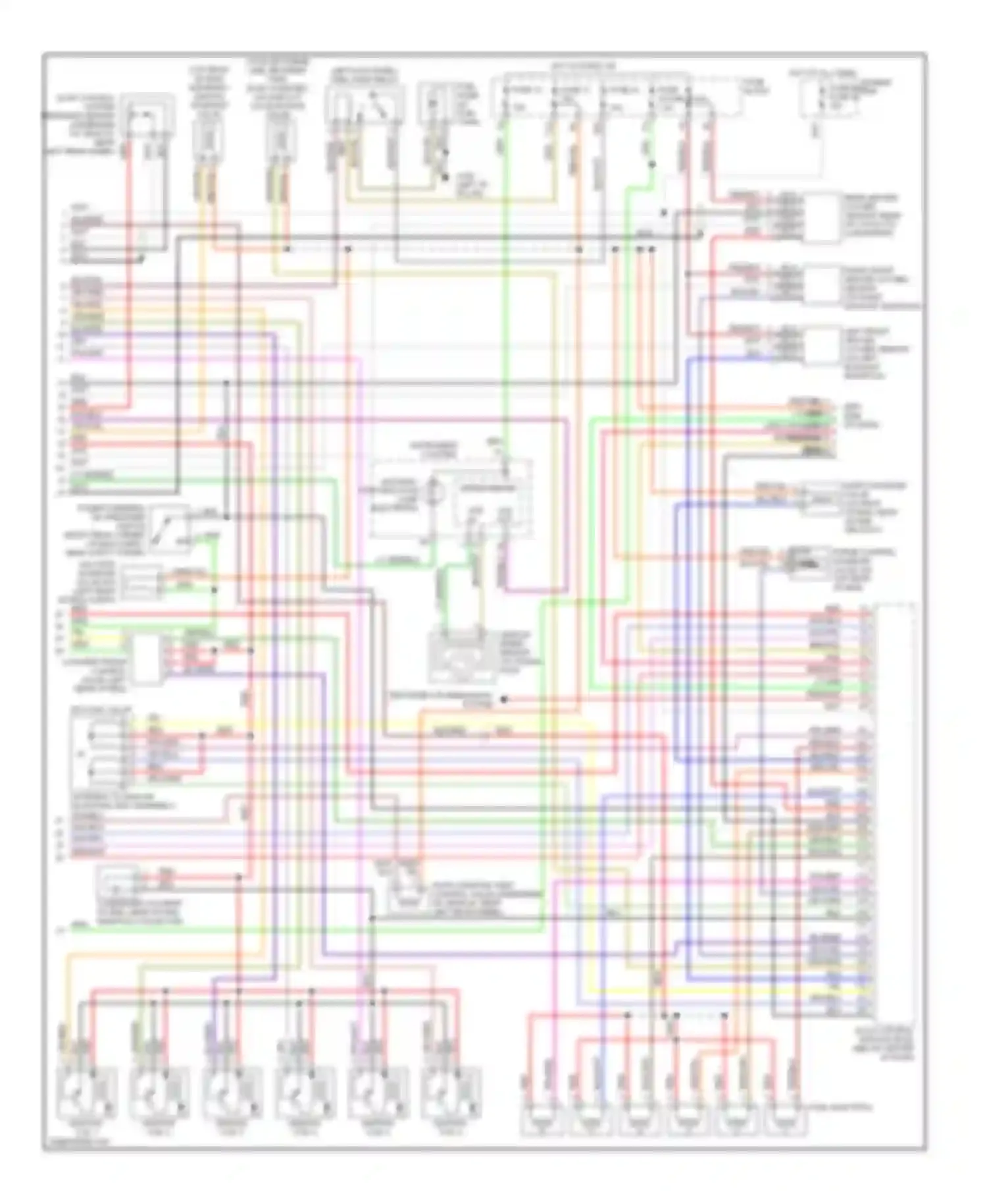 Maxima Nissan A32 (1994-2000): Wiring diagram engine performance 3.0ls (2 of 2)