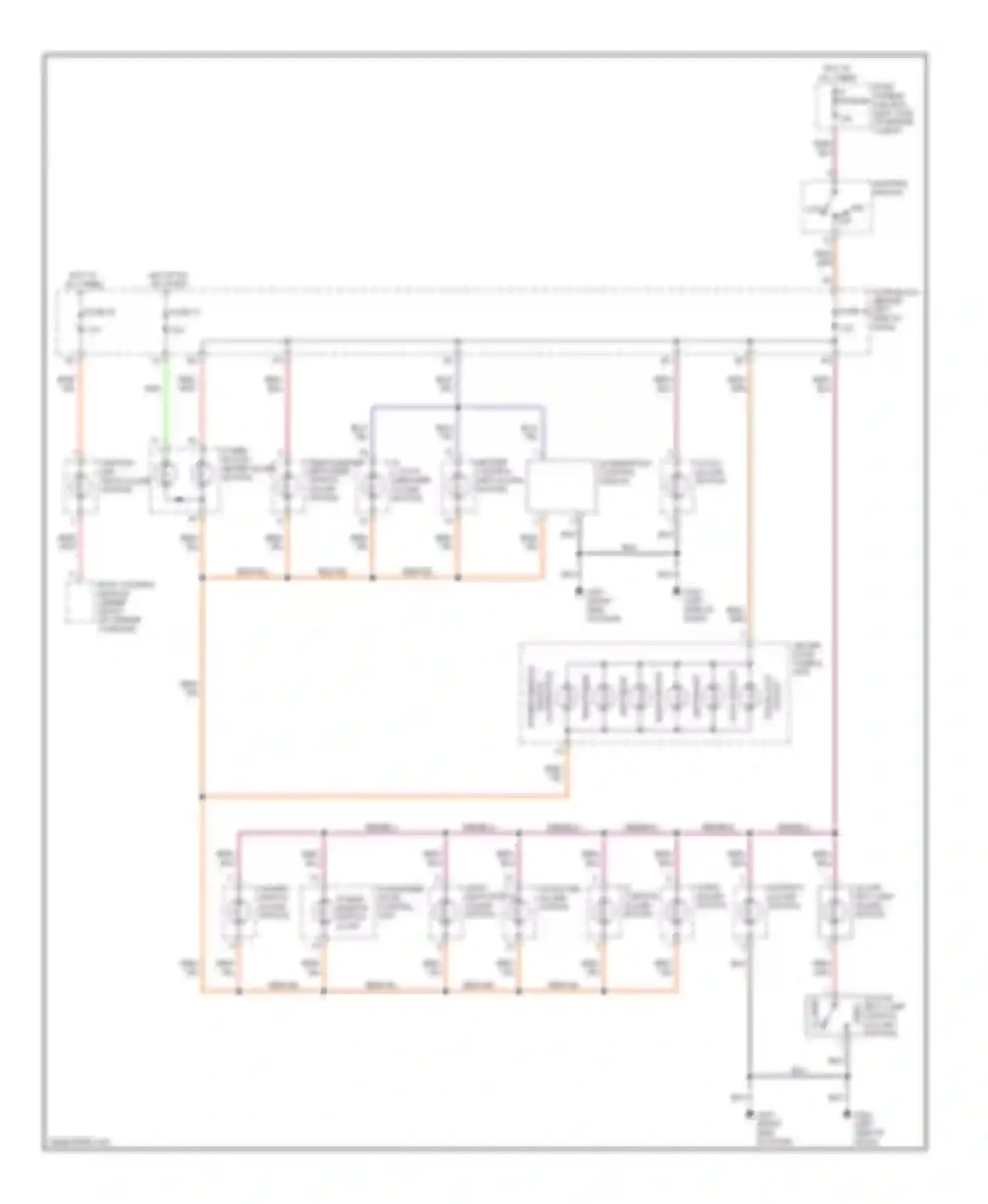 Maxima Nissan A32 (1994-2000): Instrument illumination circuit