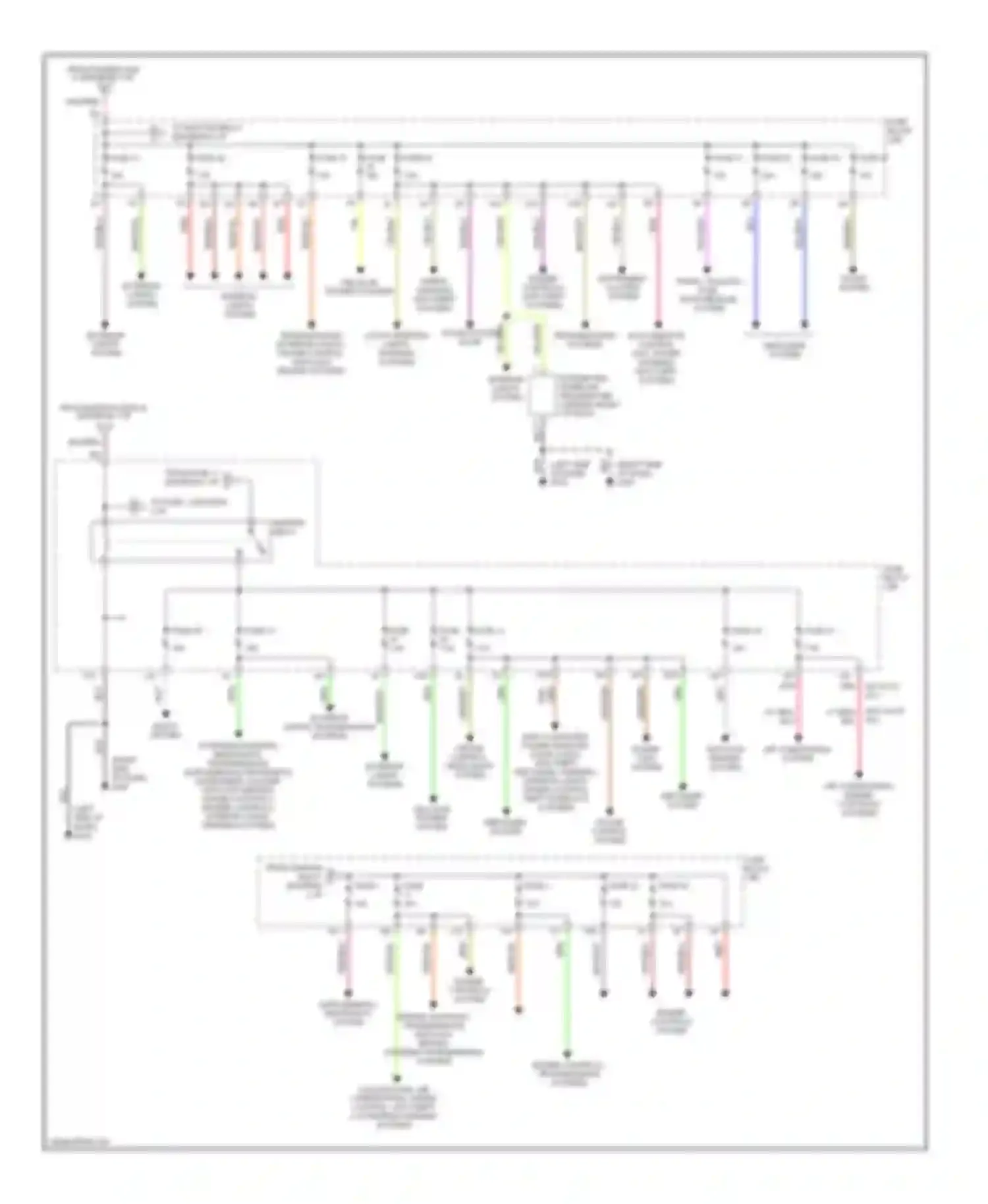 Maxima Nissan A32 (1994-2000): Power distribution circuit (2 of 2)