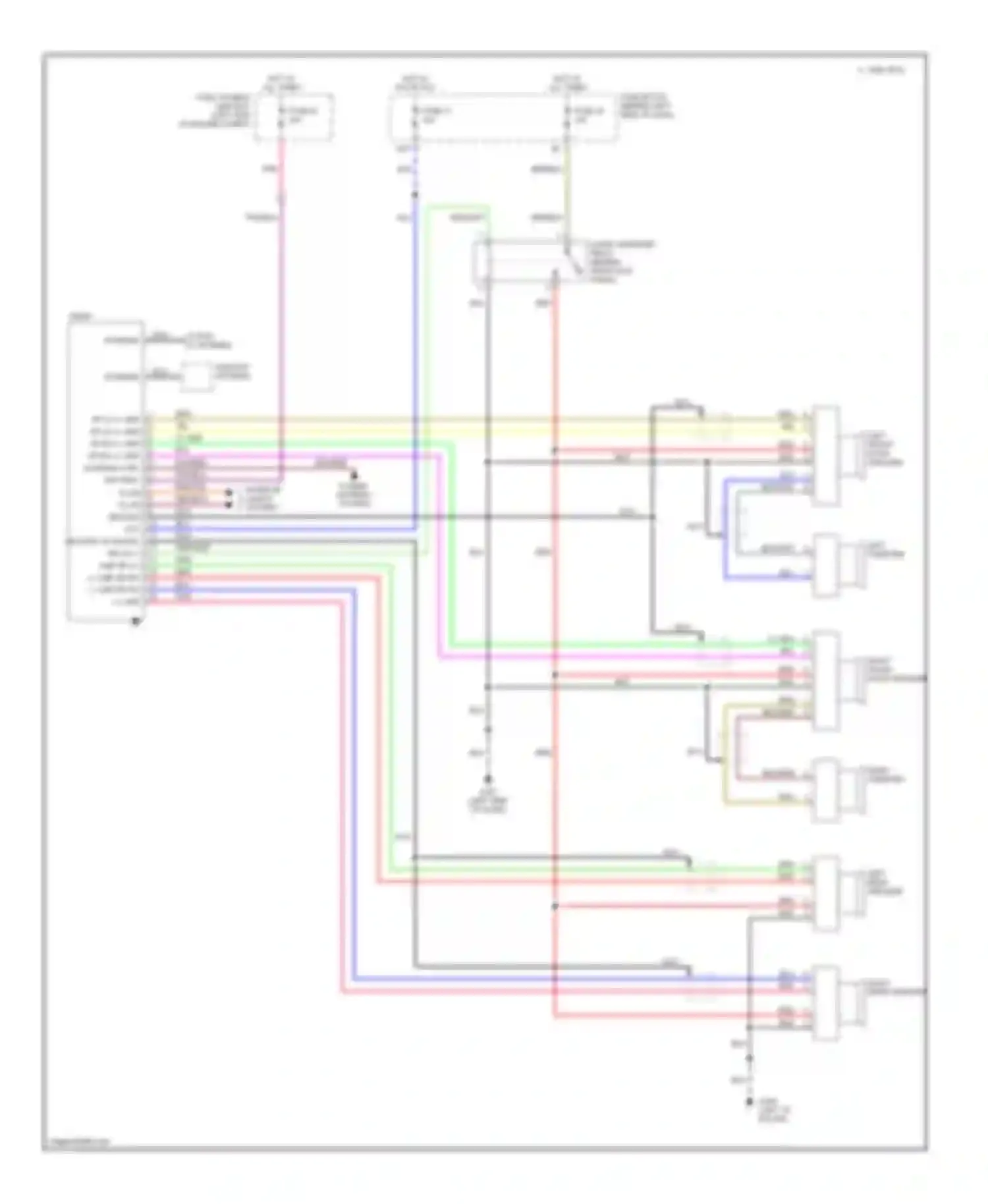 Maxima Nissan A32 (1994-2000): Premium sound radio circuit