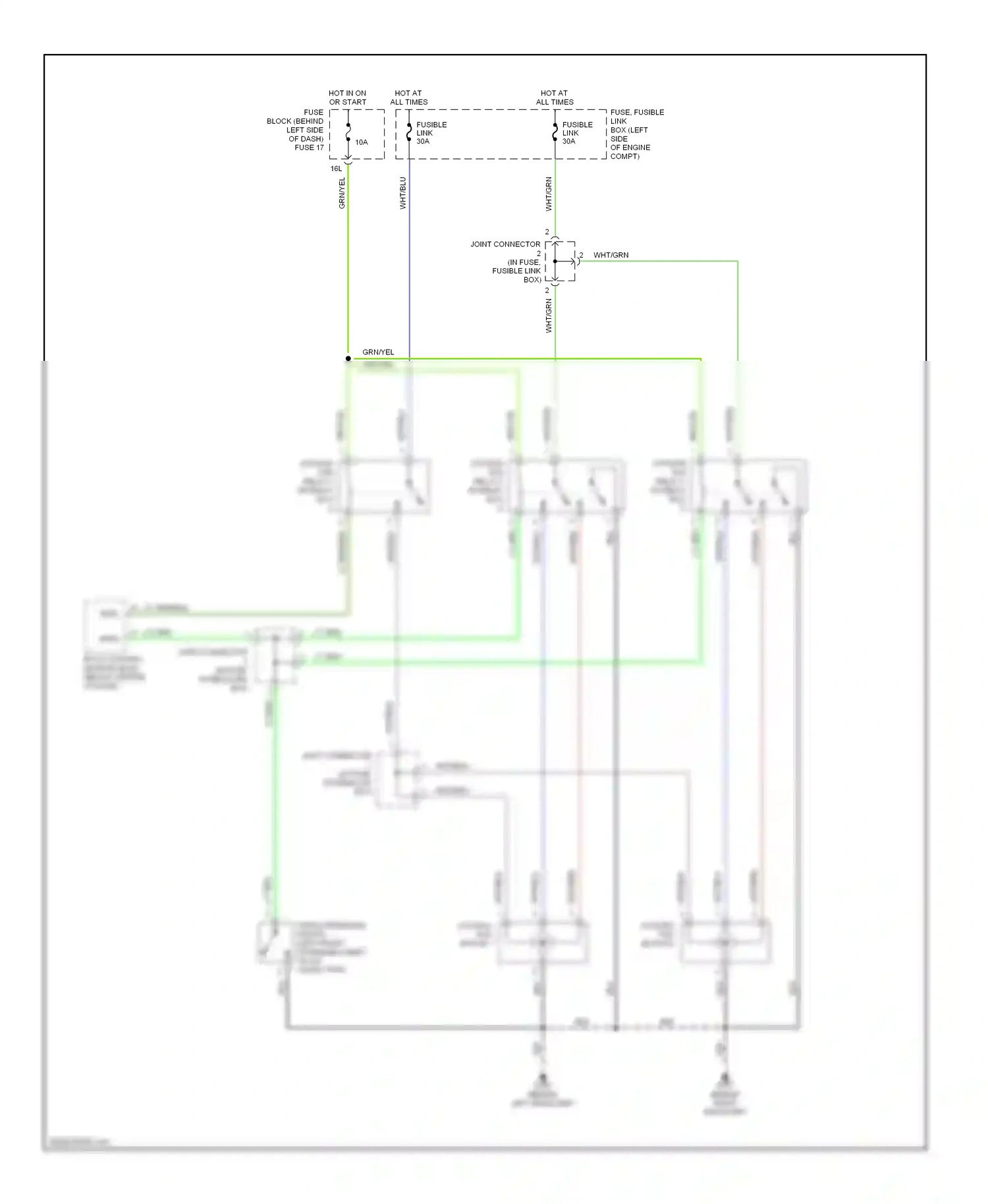 Wiring diagram lt grn for Nissan Maxima A32 (1994-2000) (9 of 20)