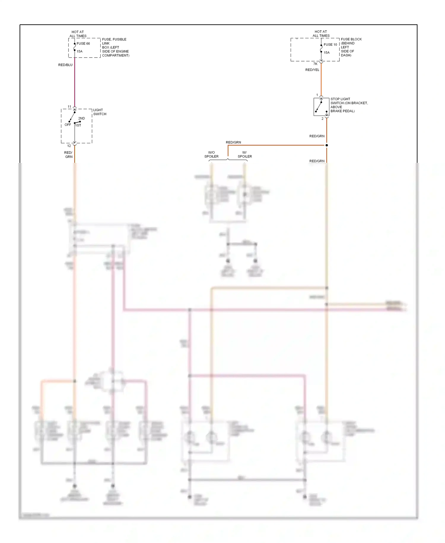 Wiring diagram red/yel for Nissan Maxima A32 (1994-2000) (12 of 23)
