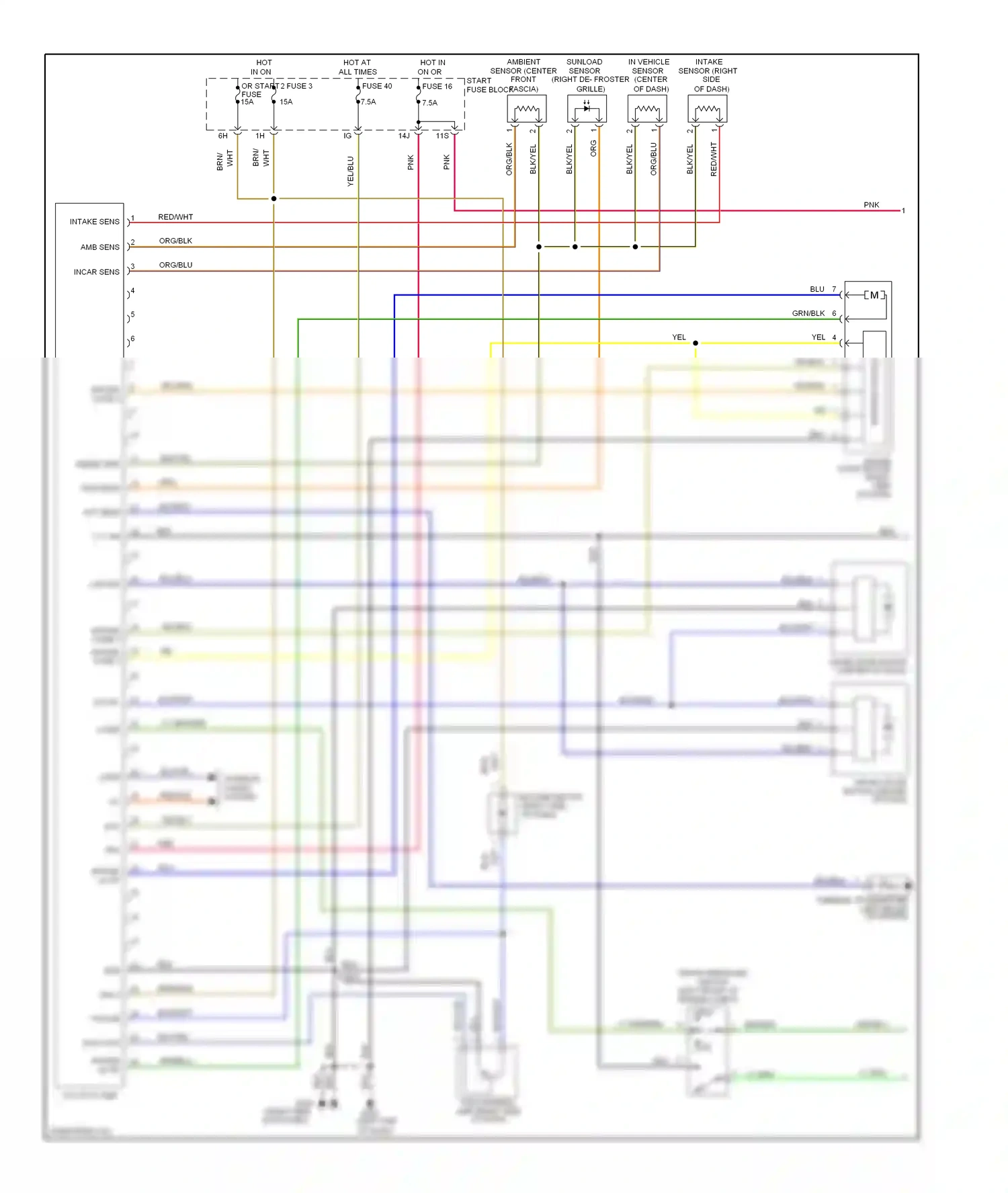 Wiring diagram wht for Nissan Maxima A32 (1994-2000) (1 of 22)