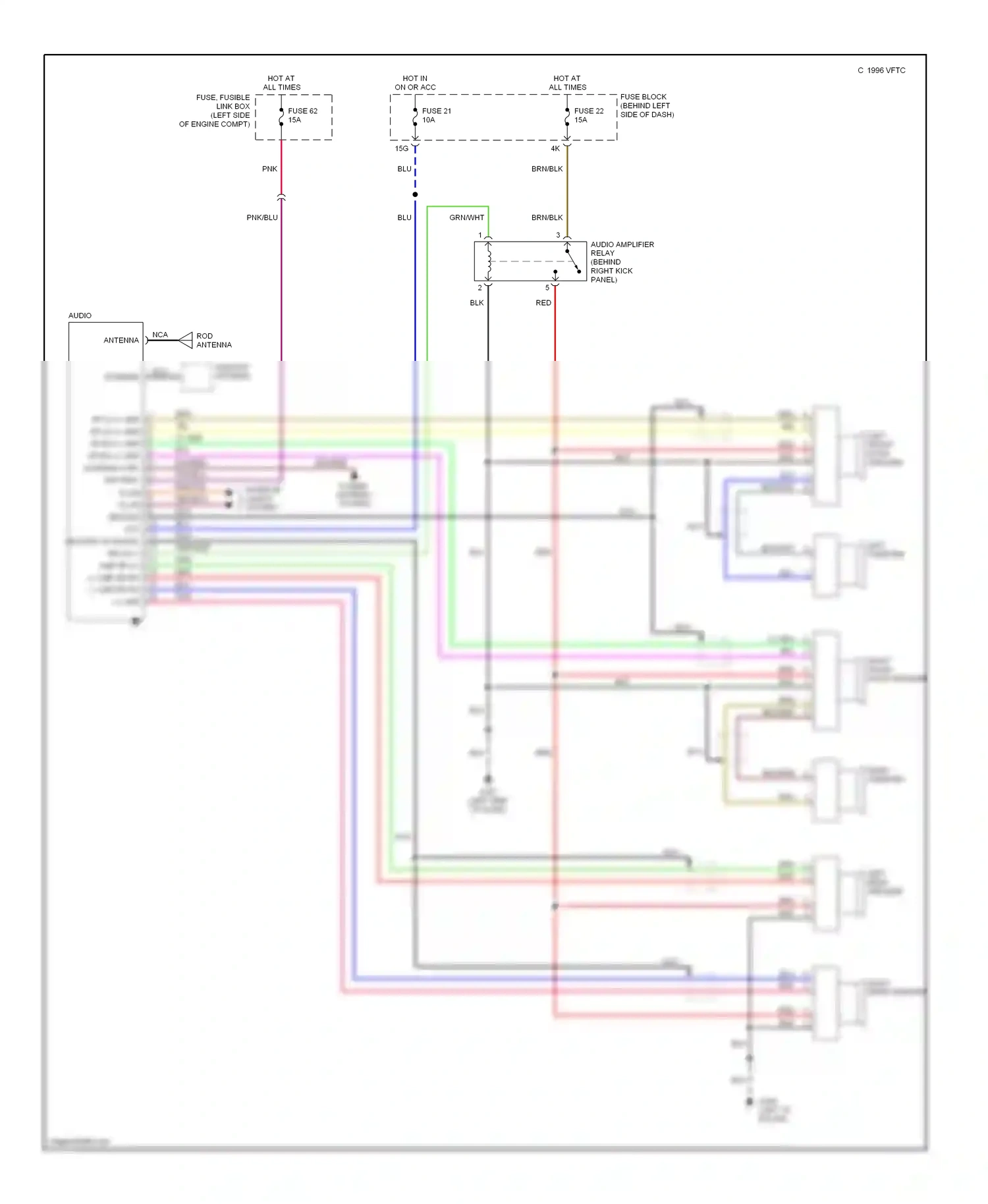 Wiring diagram yel for Nissan Maxima A32 (1994-2000) (24 of 27)