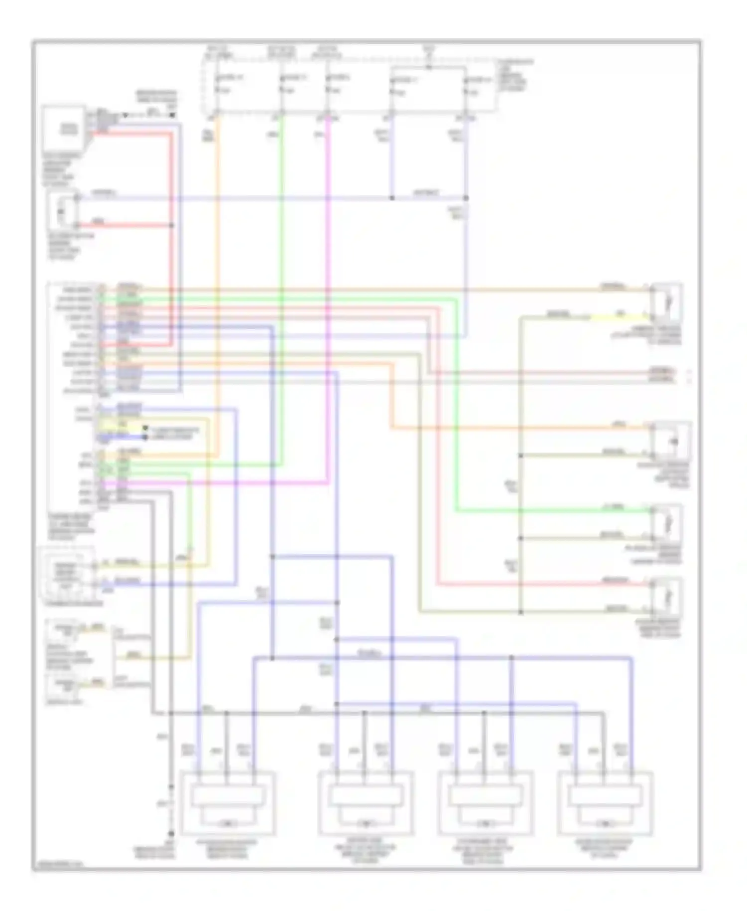Maxima Nissan A33 (1999-2006): Automatic a/c circuit (1 of 2)