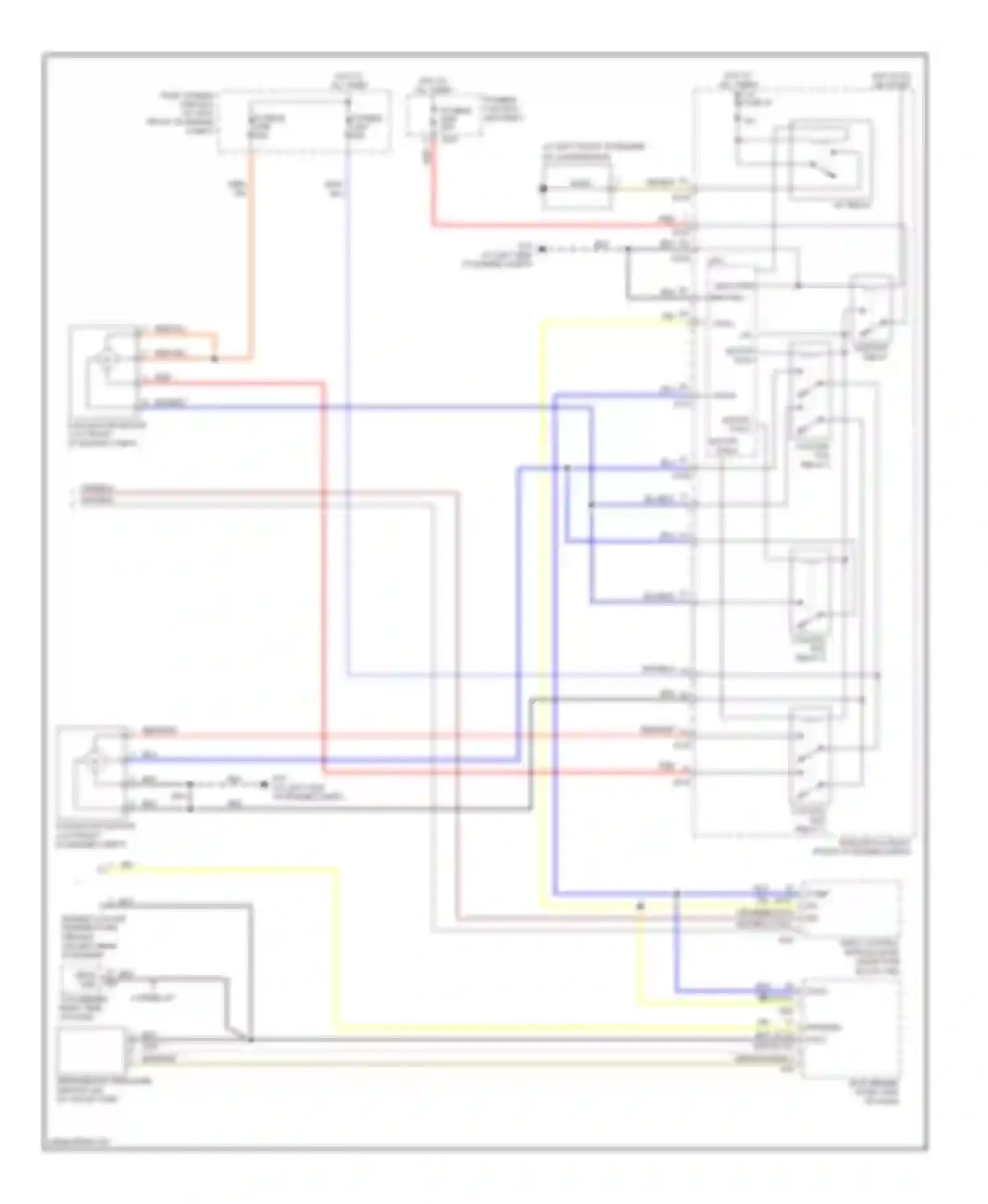 Maxima Nissan A33 (1999-2006): Automatic a/c circuit (2 of 2)