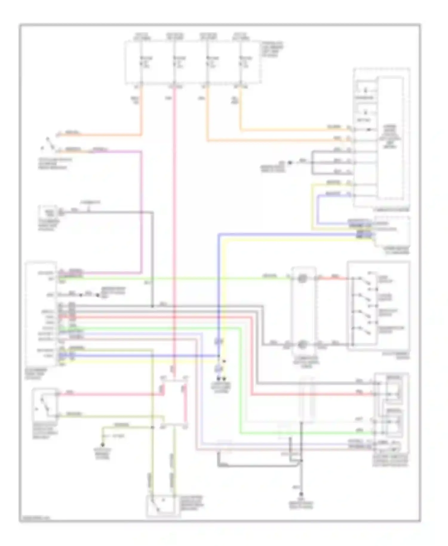 Maxima Nissan A33 (1999-2006): Cruise control circuit