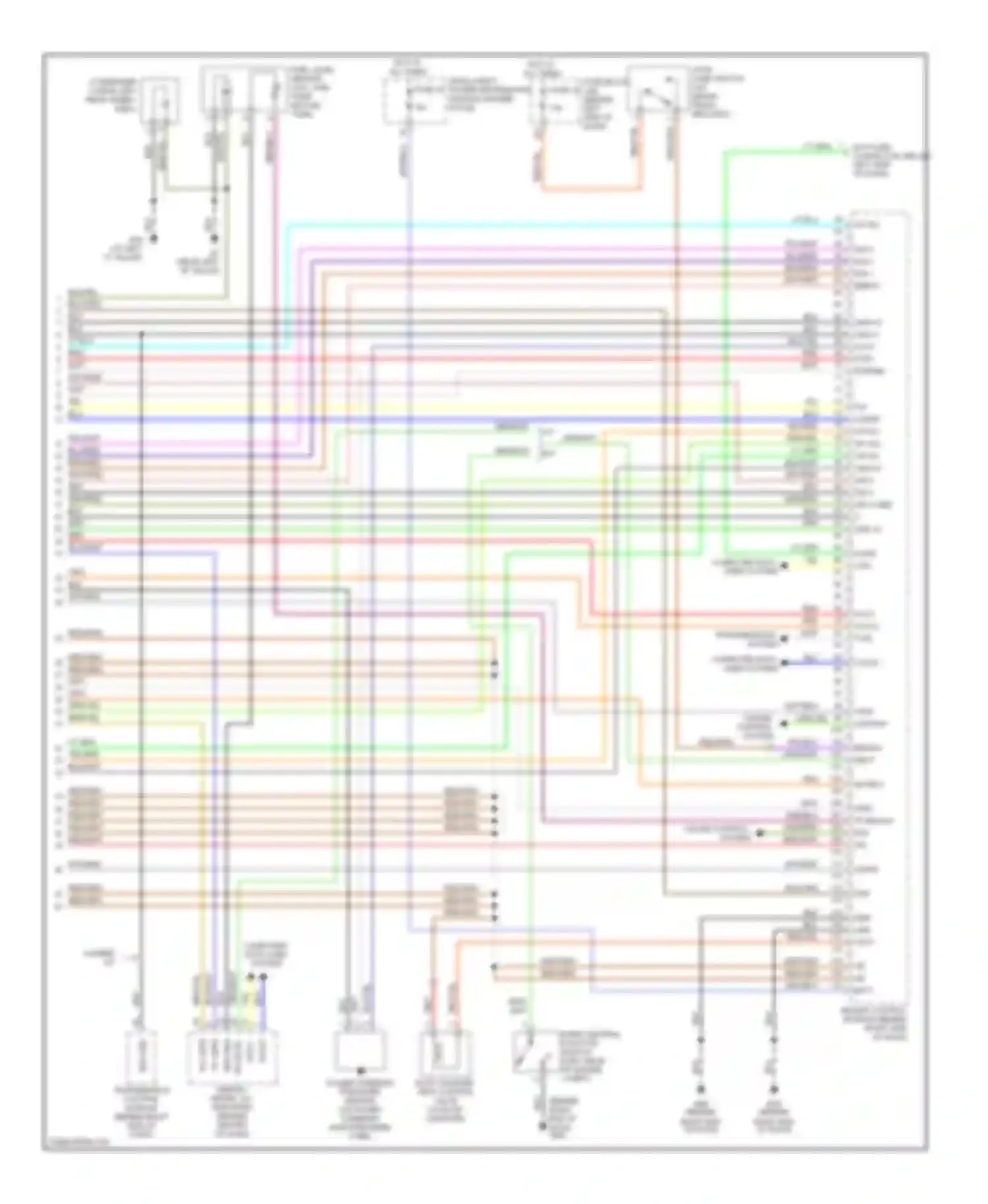 Maxima Nissan A33 (1999-2006): Wiring diagram engine performance 3.5l (4 of 4)