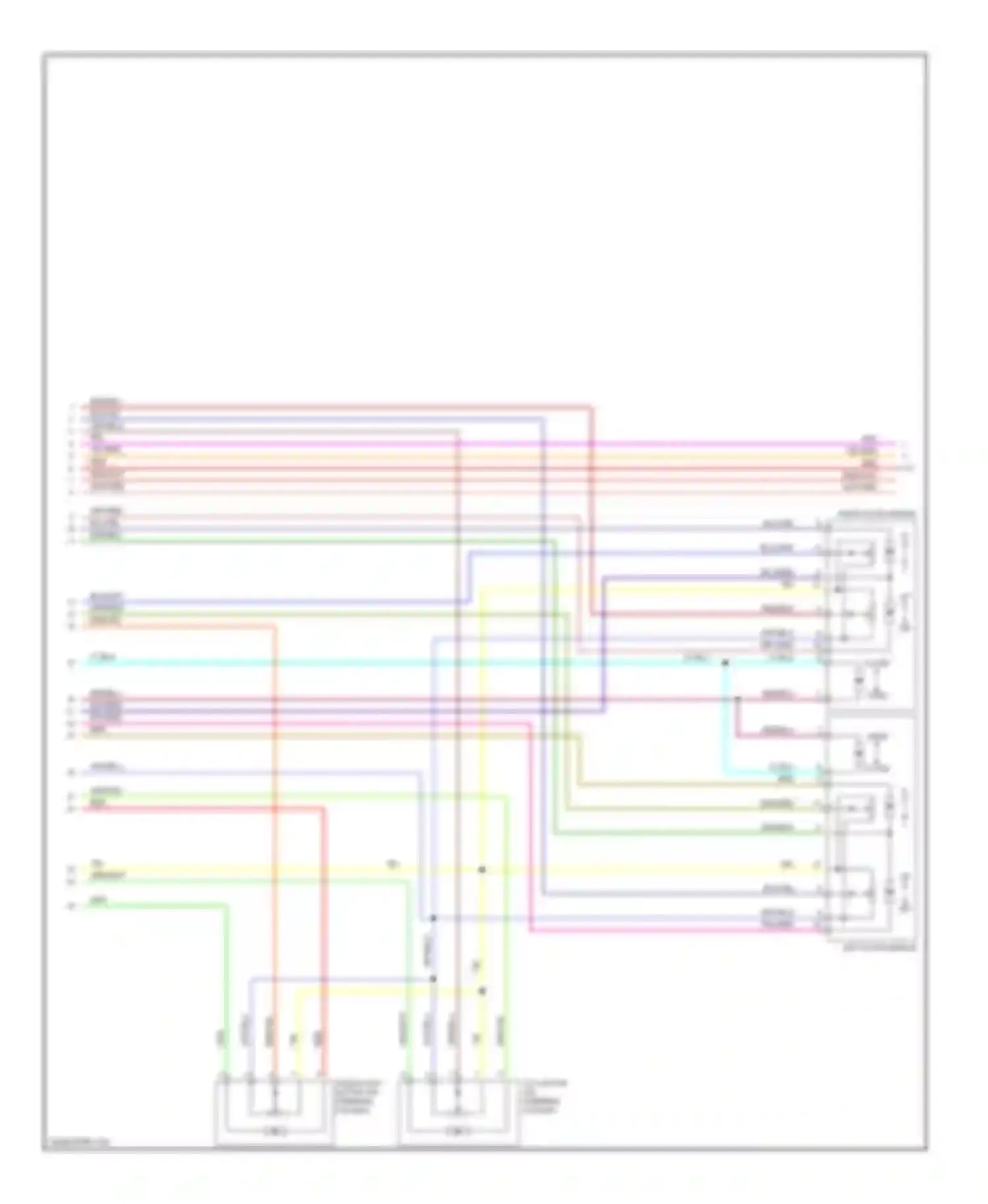 Maxima Nissan A33 (1999-2006): Memory systems circuit (2 of 3)