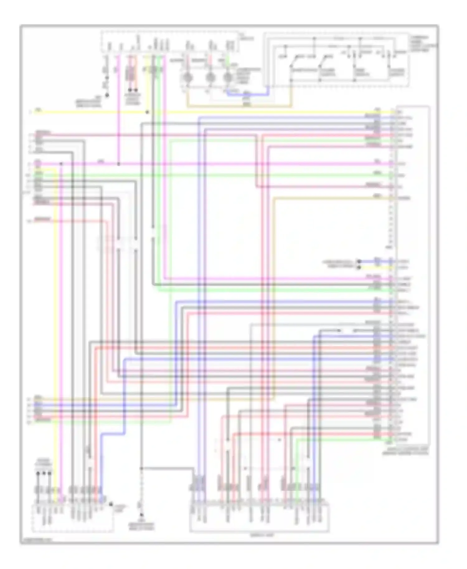Maxima Nissan A33 (1999-2006): Navigation circuit (2 of 2)