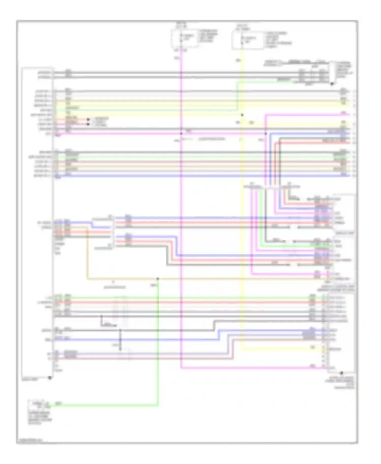Maxima Nissan A33 (1999-2006): Radio circuit, bose (1 of 2)