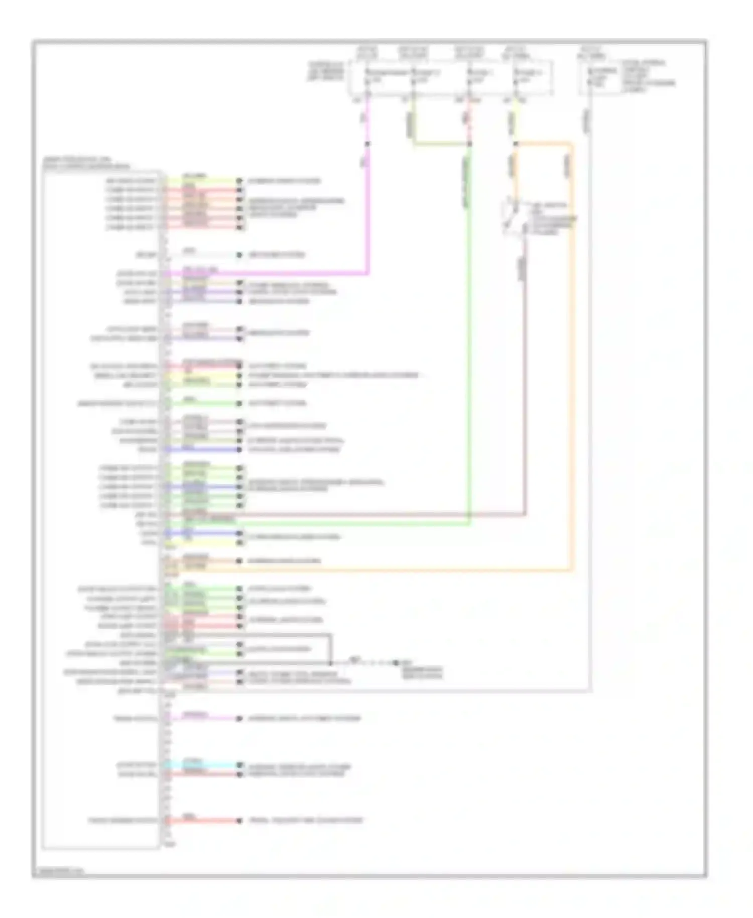 Wiring diagram blk/red for Nissan Maxima A33 (1999-2006) (1 of 14)