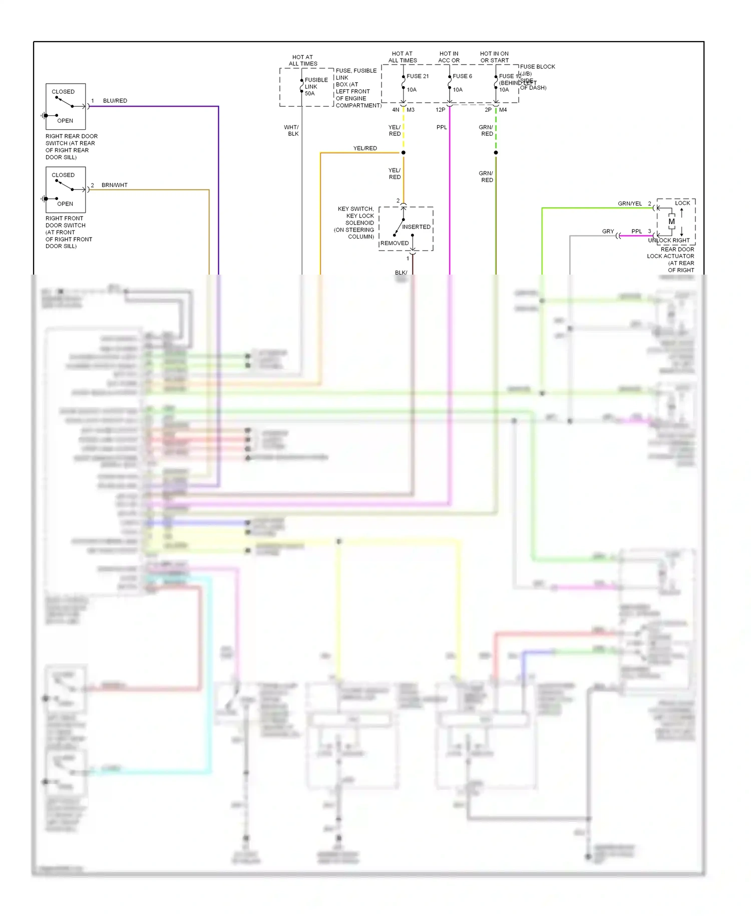 Nissan Maxima A33 (1999-2006) computer data lines system wiring diagram  (23 of 25)