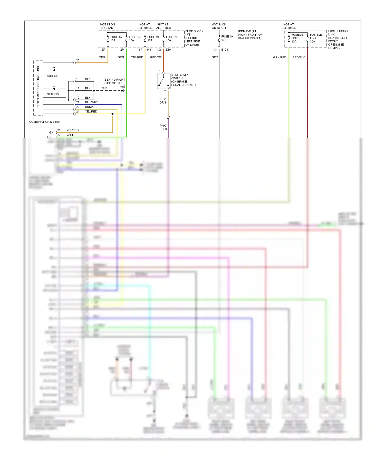 Nissan Maxima A33 (1999-2006) computer data lines system wiring diagram  (2 of 25)