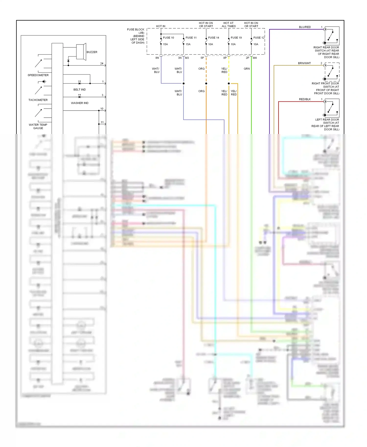 Nissan Maxima A33 (1999-2006) computer data lines system wiring diagram  (15 of 25)