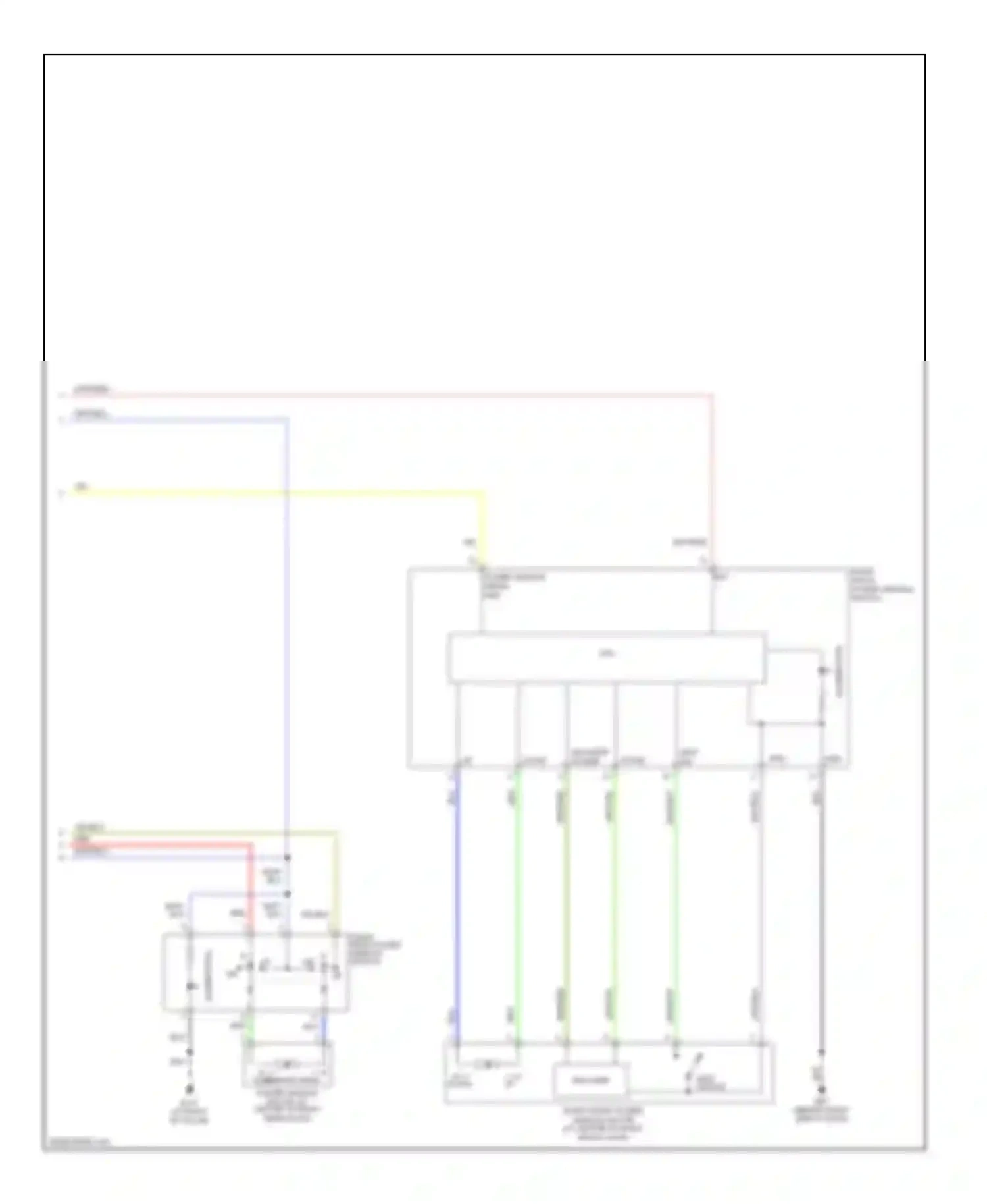 Nissan Maxima A33 (1999-2006) encoder wiring diagram  (2 of 4)