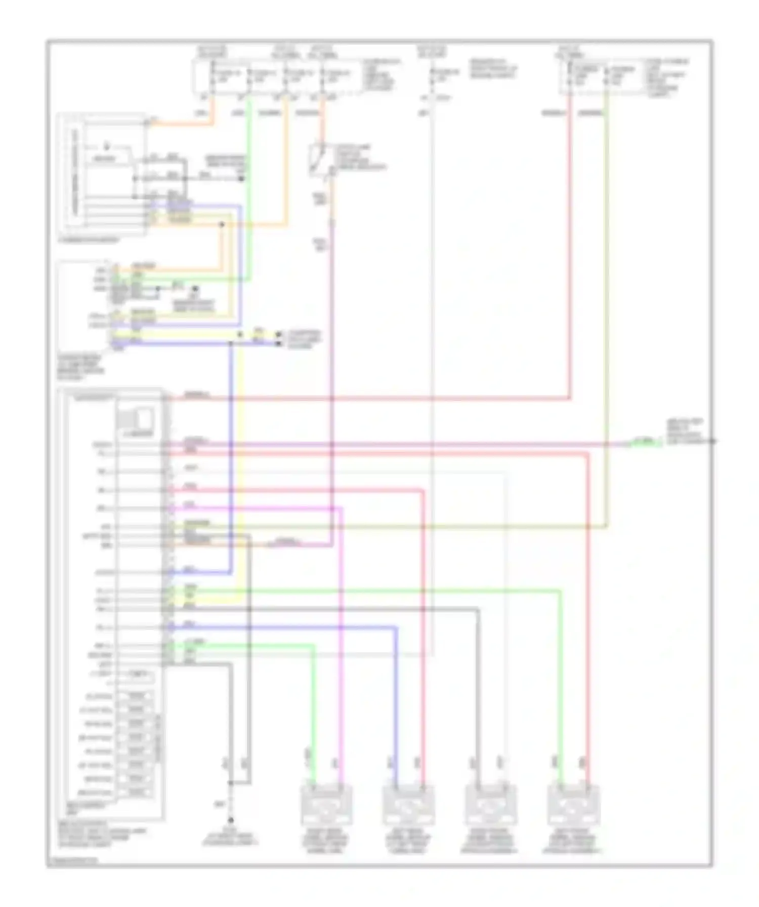 Wiring diagram fl in sol for Nissan Maxima A33 (1999-2006) (1 of 3)