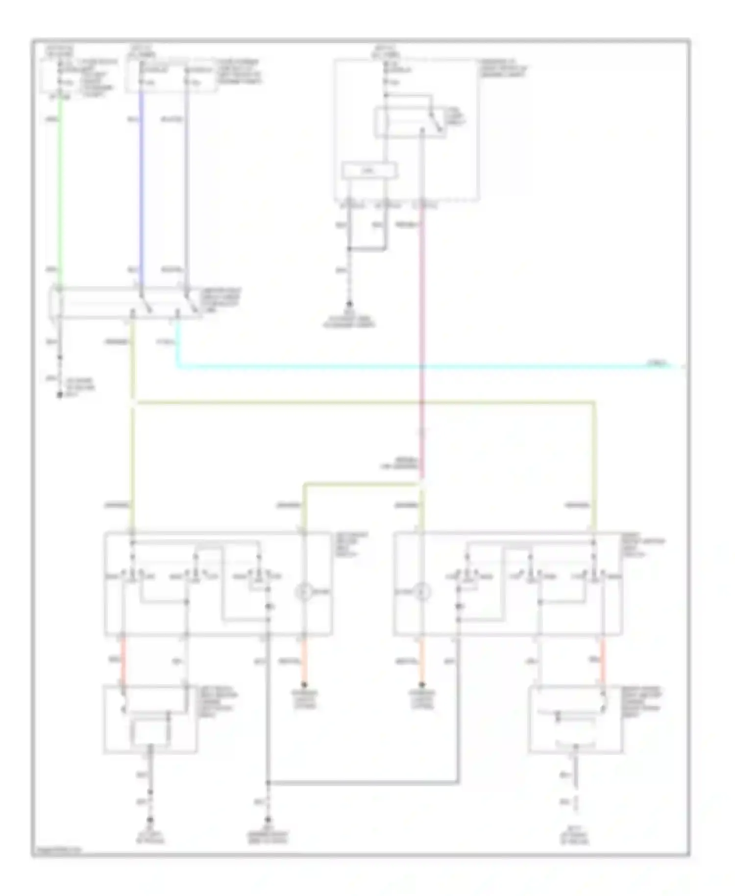 Wiring diagram grn for Nissan Maxima A33 (1999-2006) (31 of 58)