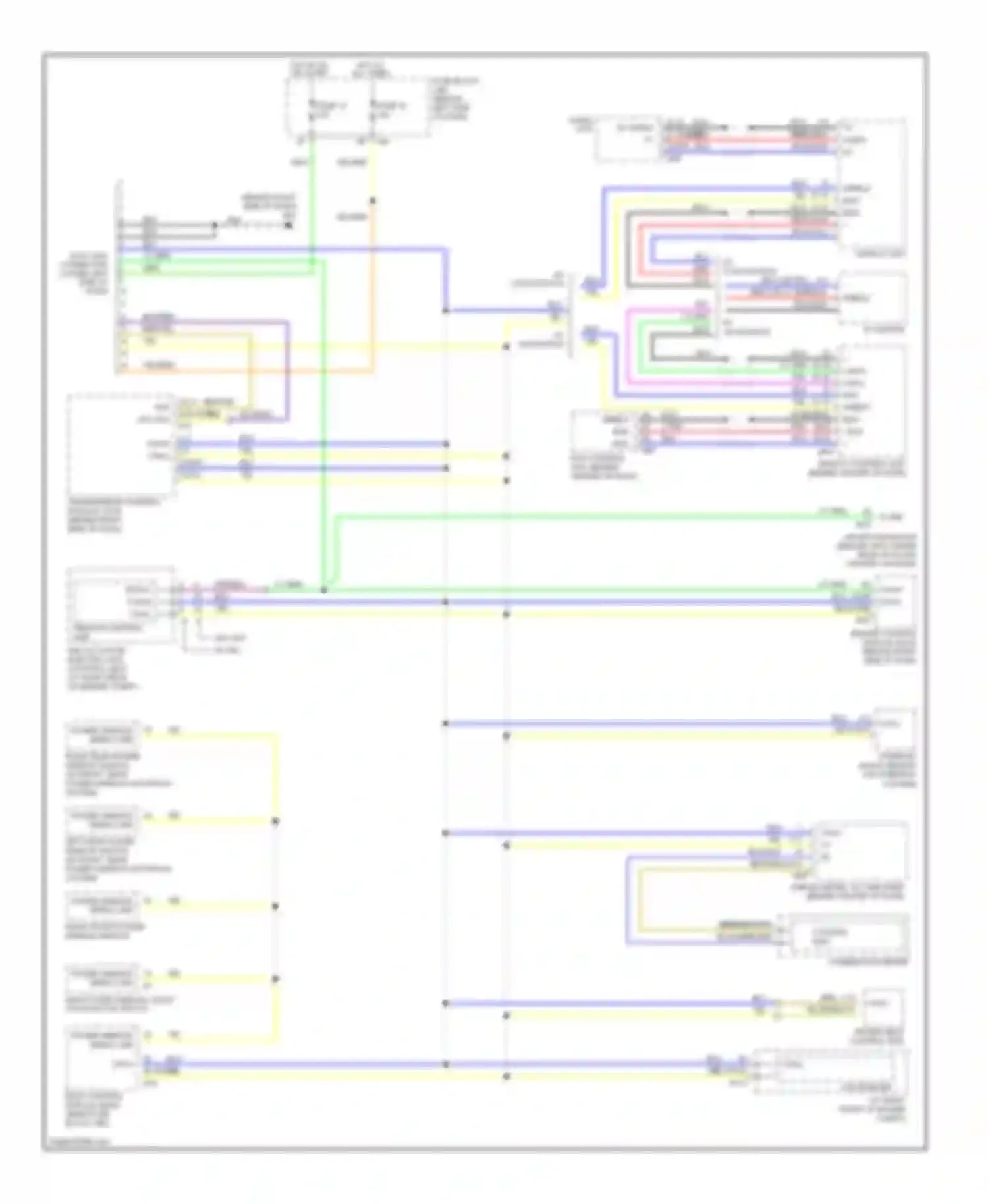 Wiring diagram k line for Nissan Maxima A33 (1999-2006) (1 of 1)