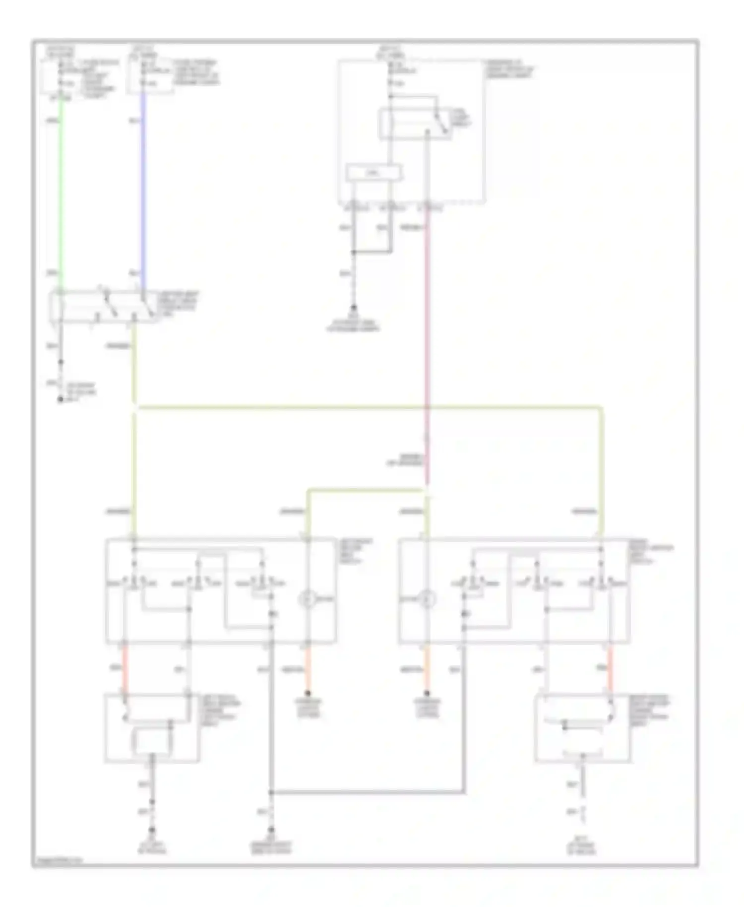 Wiring diagram low high high off off for Nissan Maxima A33 (1999-2006) (1 of 1)
