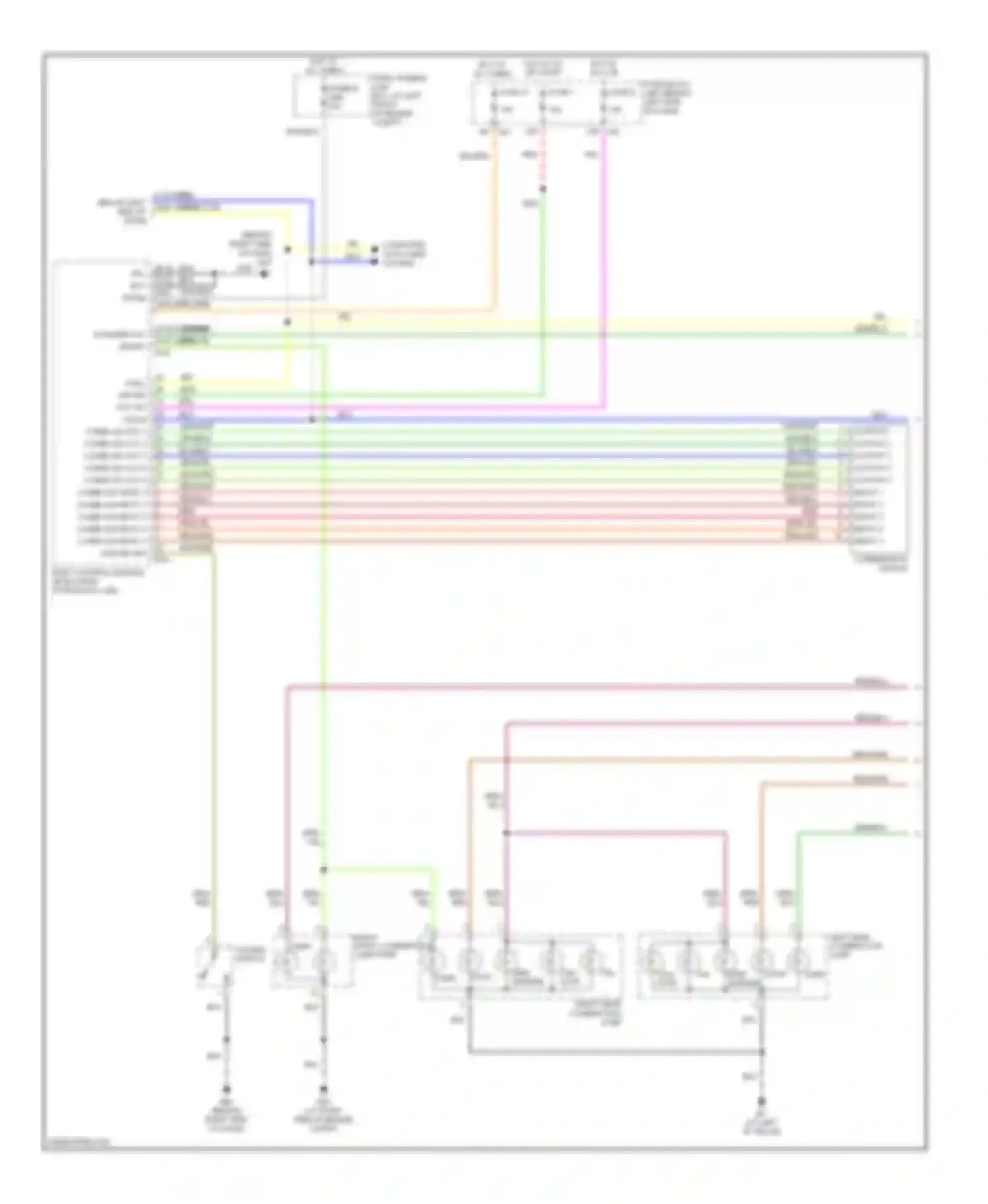 Wiring diagram stop turn for Nissan Maxima A33 (1999-2006) (1 of 1)