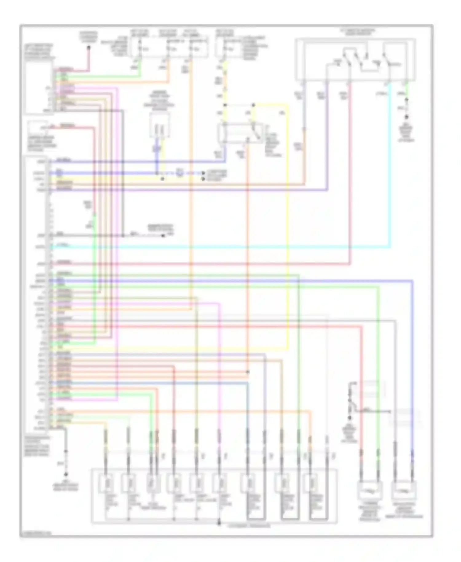 Wiring diagram turbine revolution sensor for Nissan Maxima A33 (1999-2006) (2 of 2)