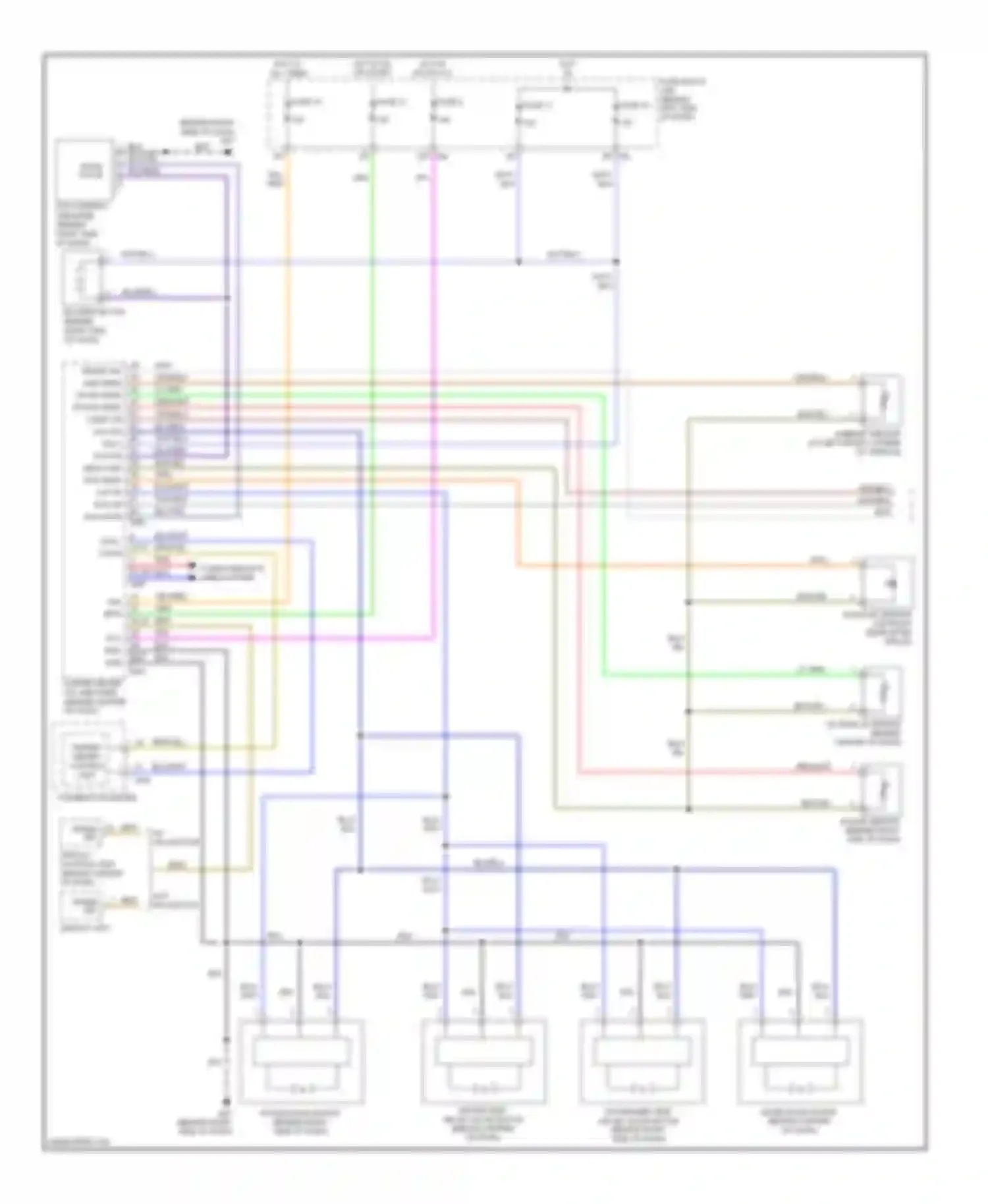 Maxima Nissan A34 (2003-2008): Automatic a/c circuit (1 of 2)