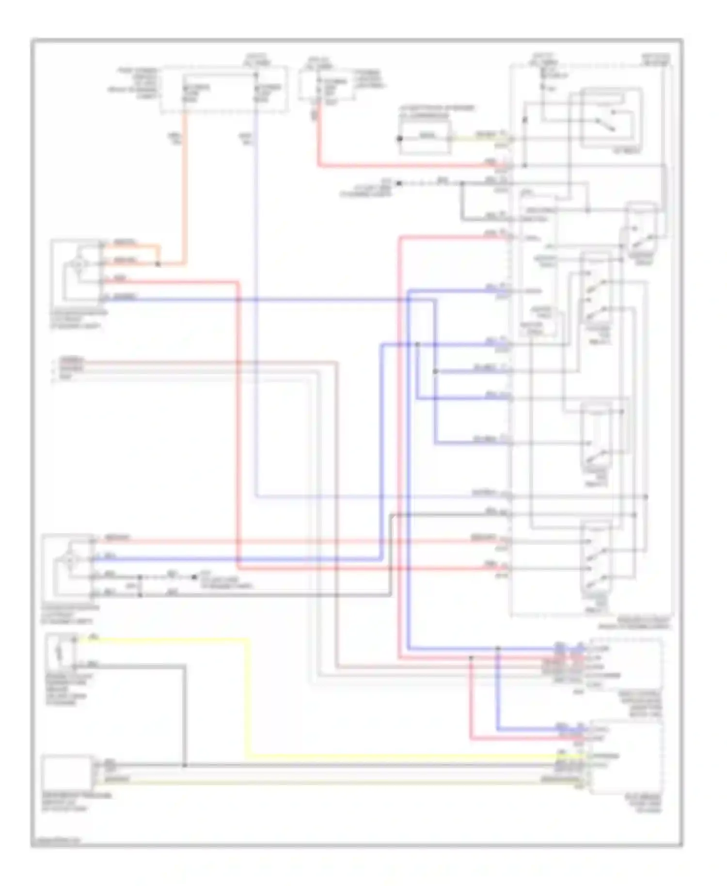 Maxima Nissan A34 (2003-2008): Automatic a/c circuit (2 of 2)