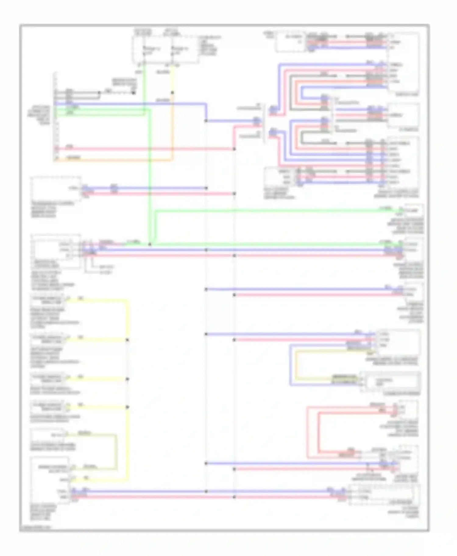 Maxima Nissan A34 (2003-2008): Computer data lines circuit