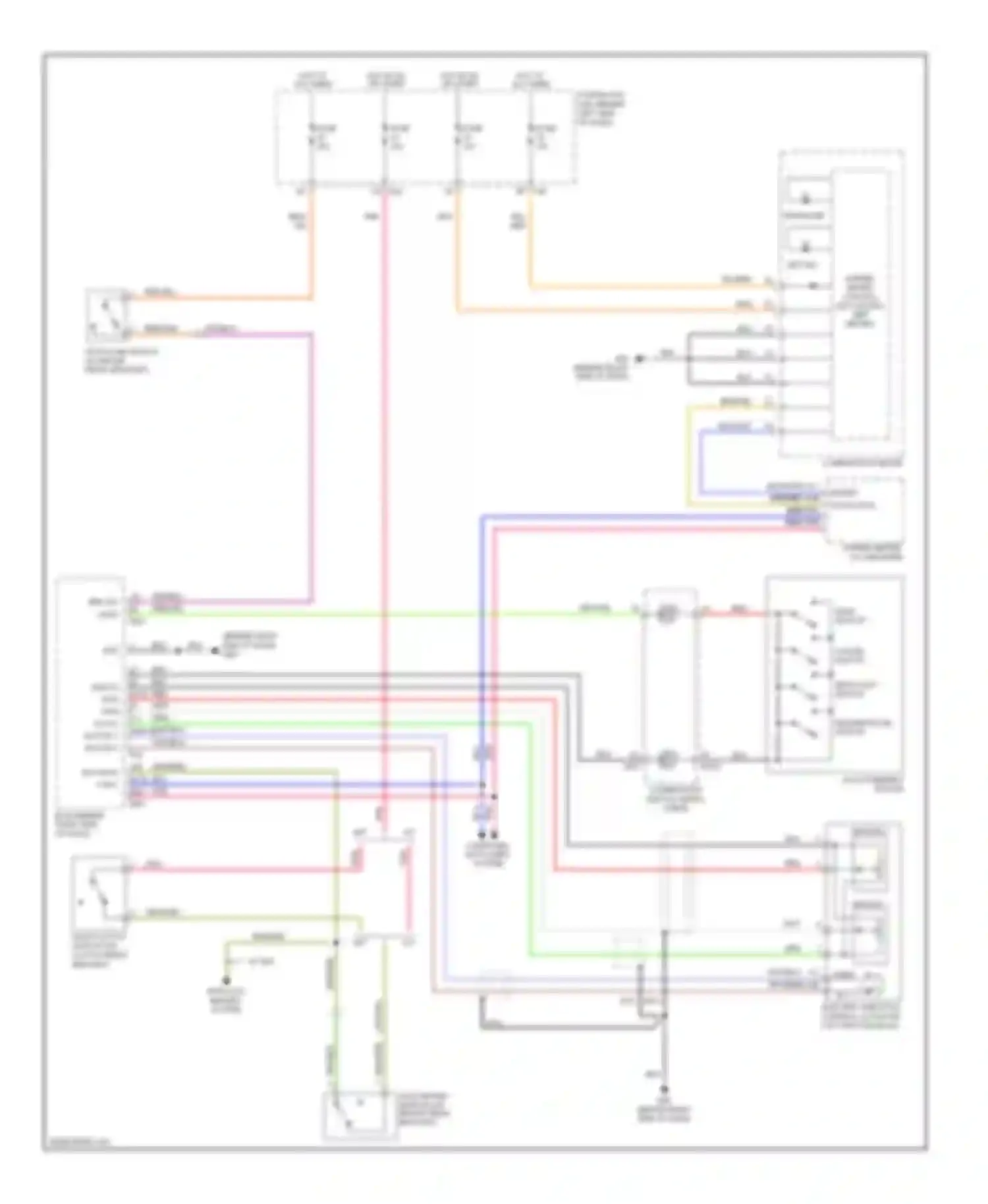 Maxima Nissan A34 (2003-2008): Cruise control circuit