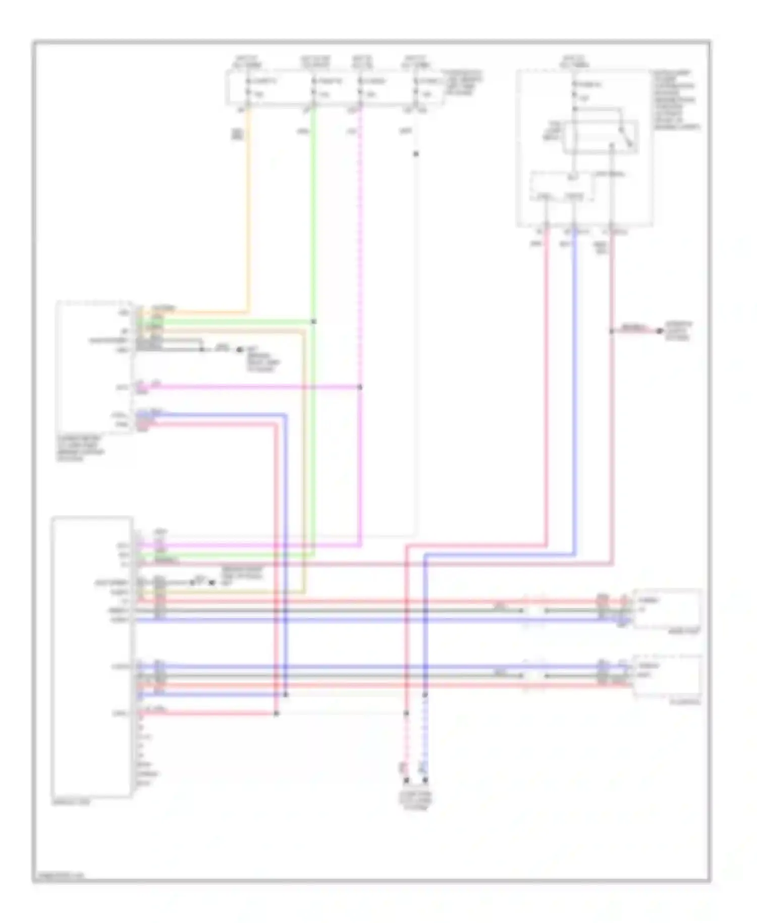 Maxima Nissan A34 (2003-2008): Display circuit