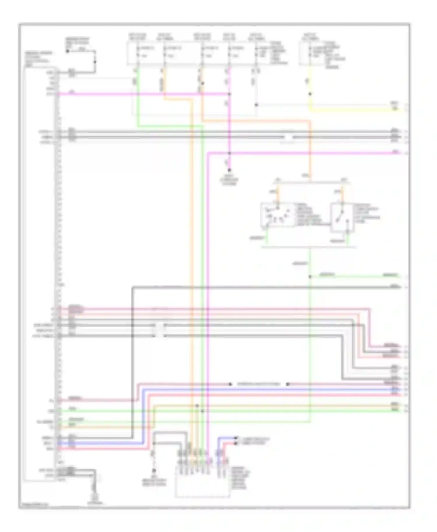 Maxima Nissan A34 (2003-2008): Navigation circuit (1 of 2)