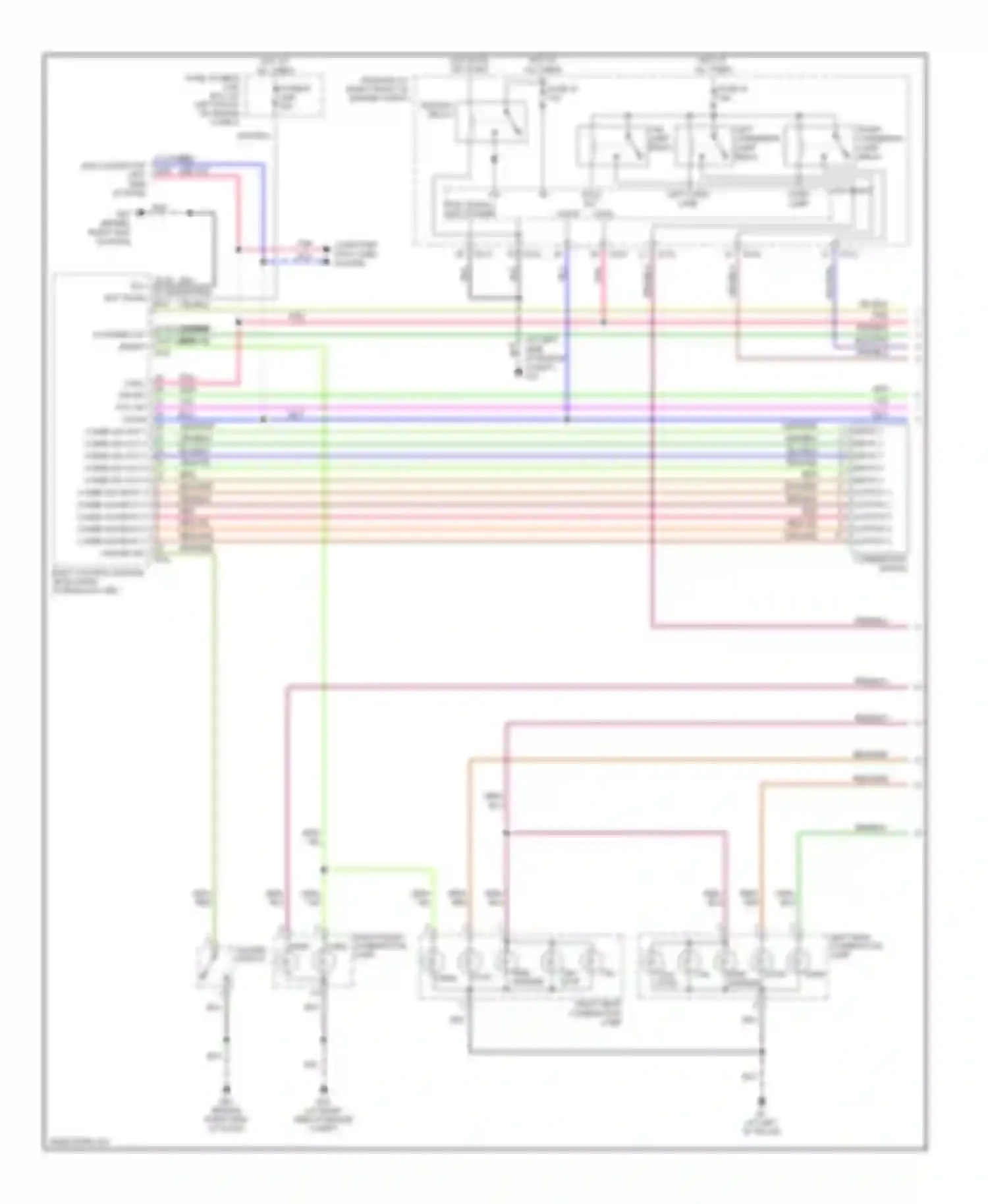 Wiring diagram blk for Nissan Maxima A34 (2003-2008) (60 of 62)