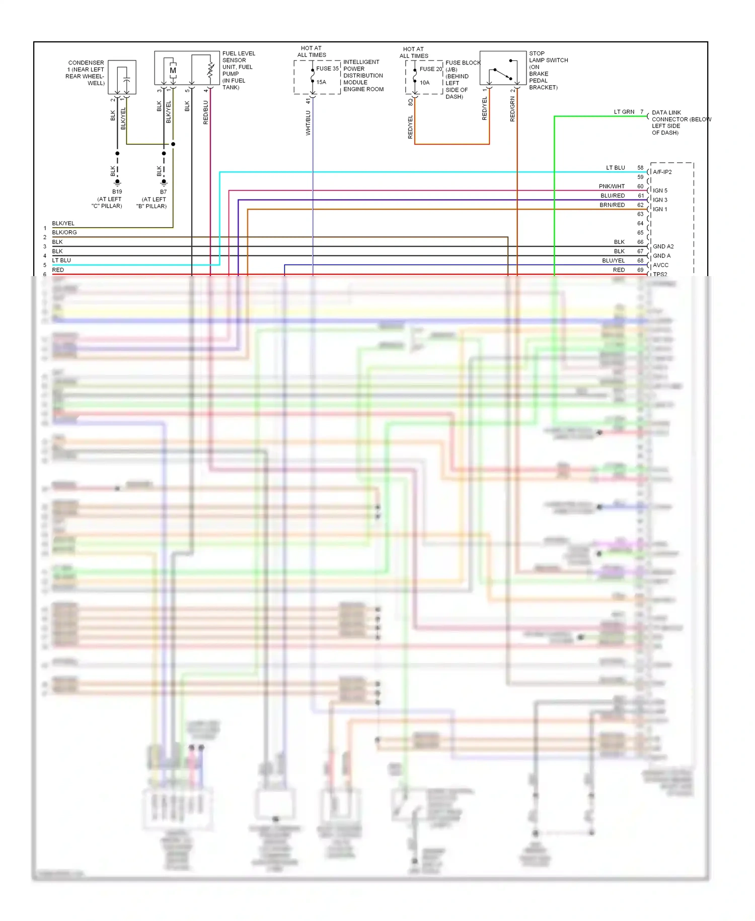 Nissan Maxima A34 (2003-2008) computer data lines system wiring diagram  (10 of 22)