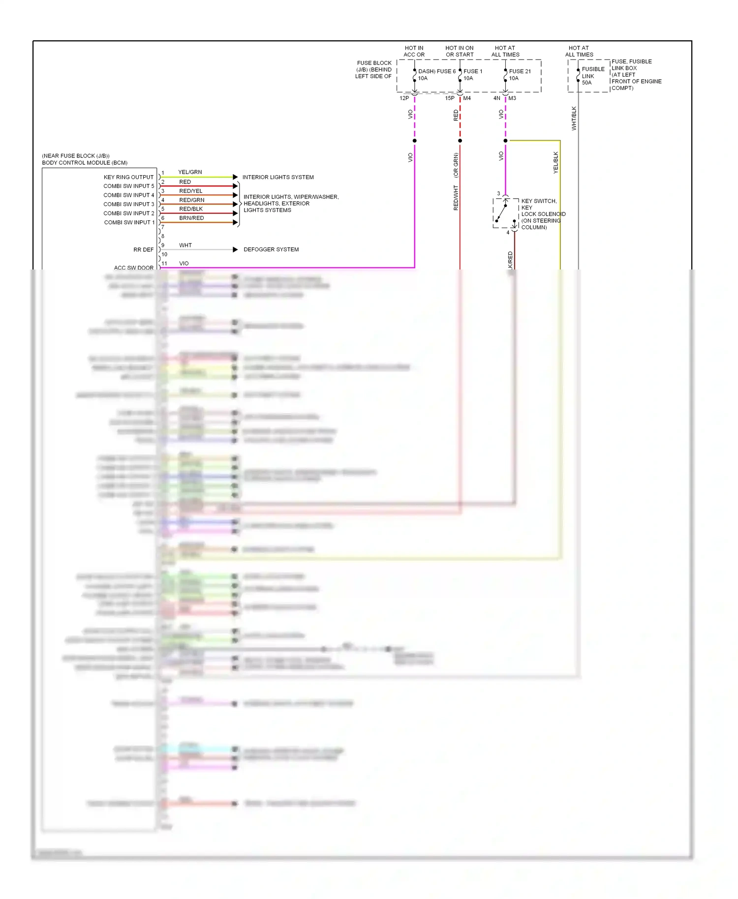 Nissan Maxima A34 (2003-2008) computer data lines system wiring diagram  (3 of 22)