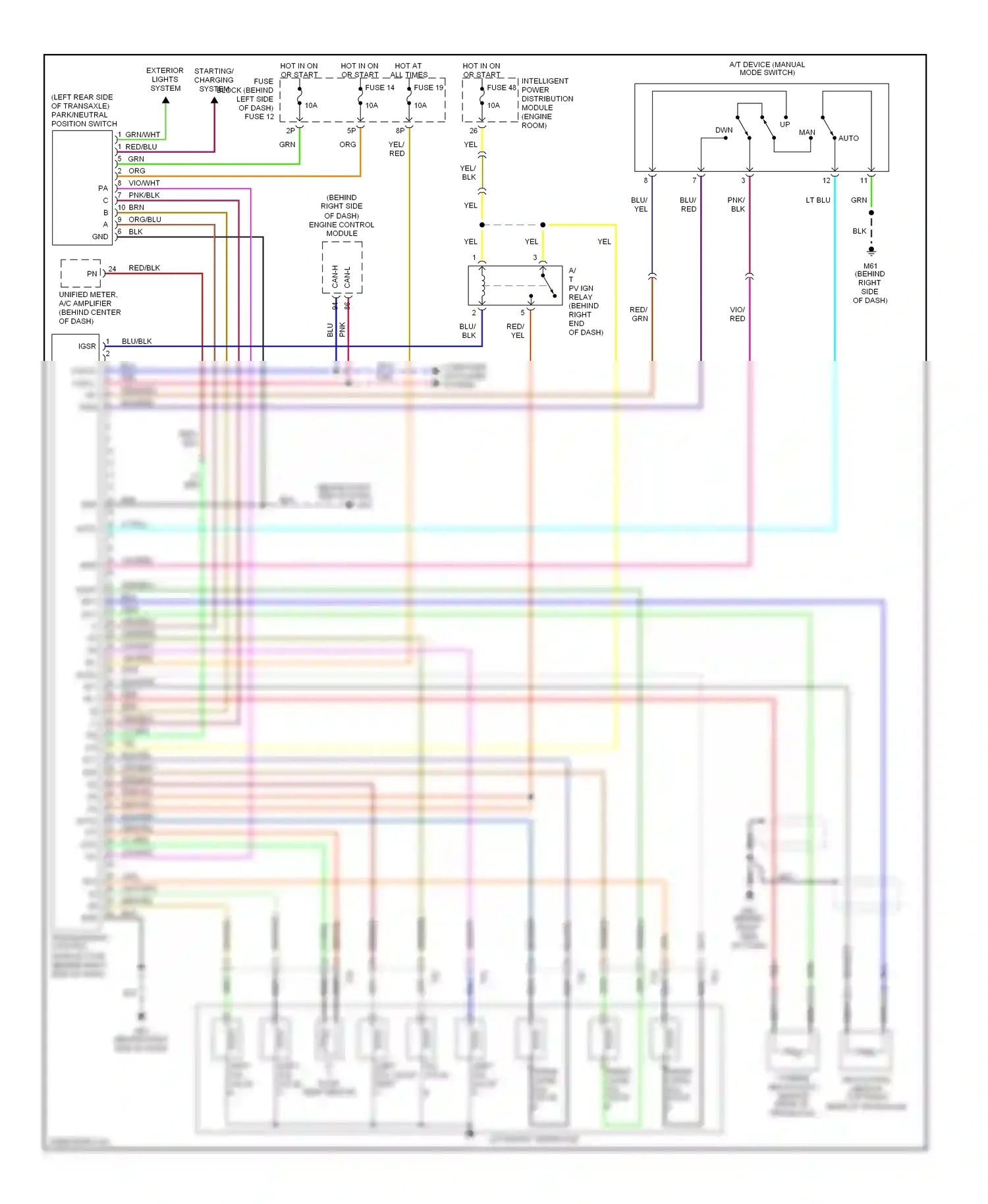Nissan Maxima A34 (2003-2008) computer data lines system wiring diagram  (21 of 22)